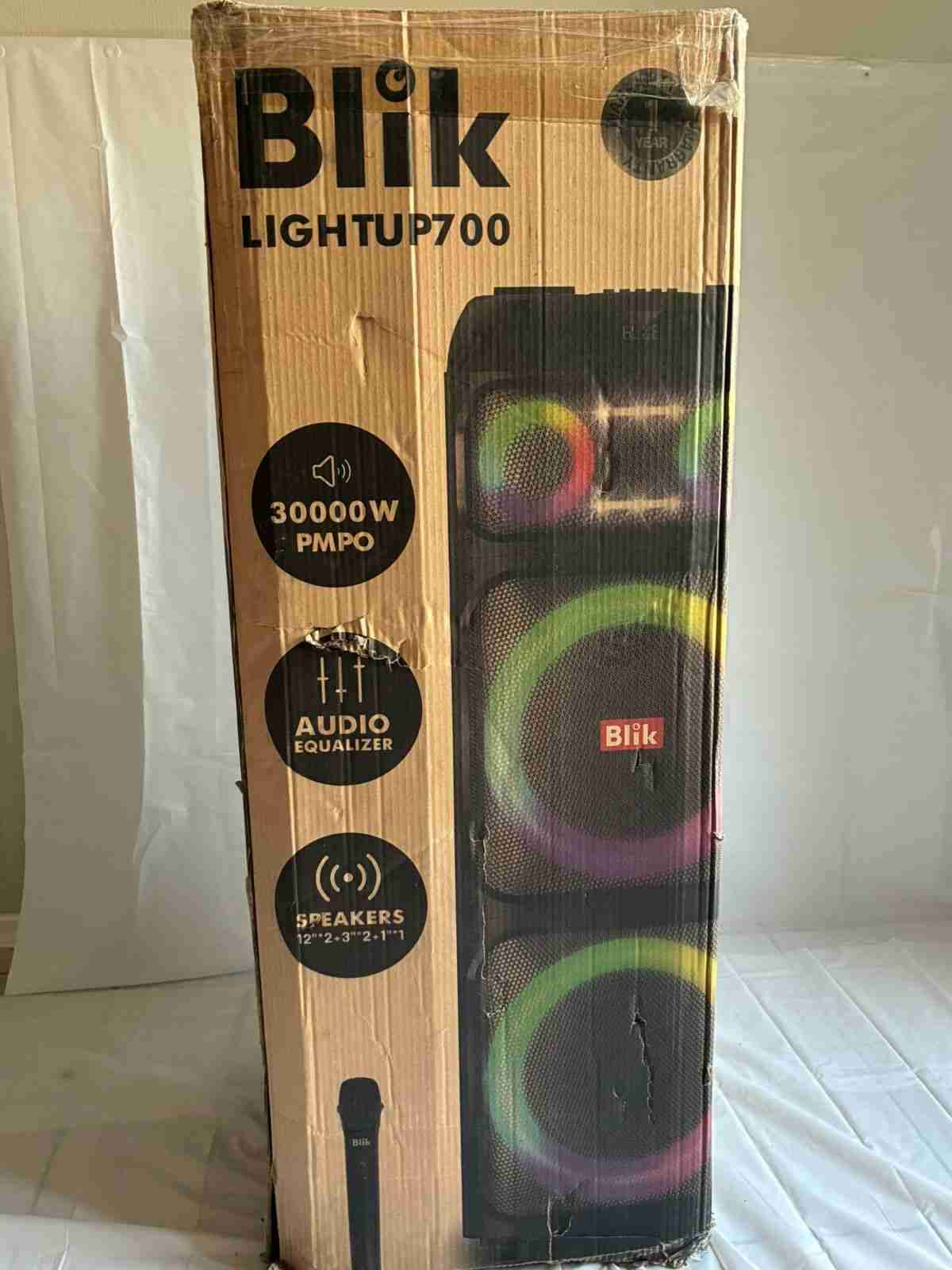 Parlante Blik LIGHTUP700 con luces