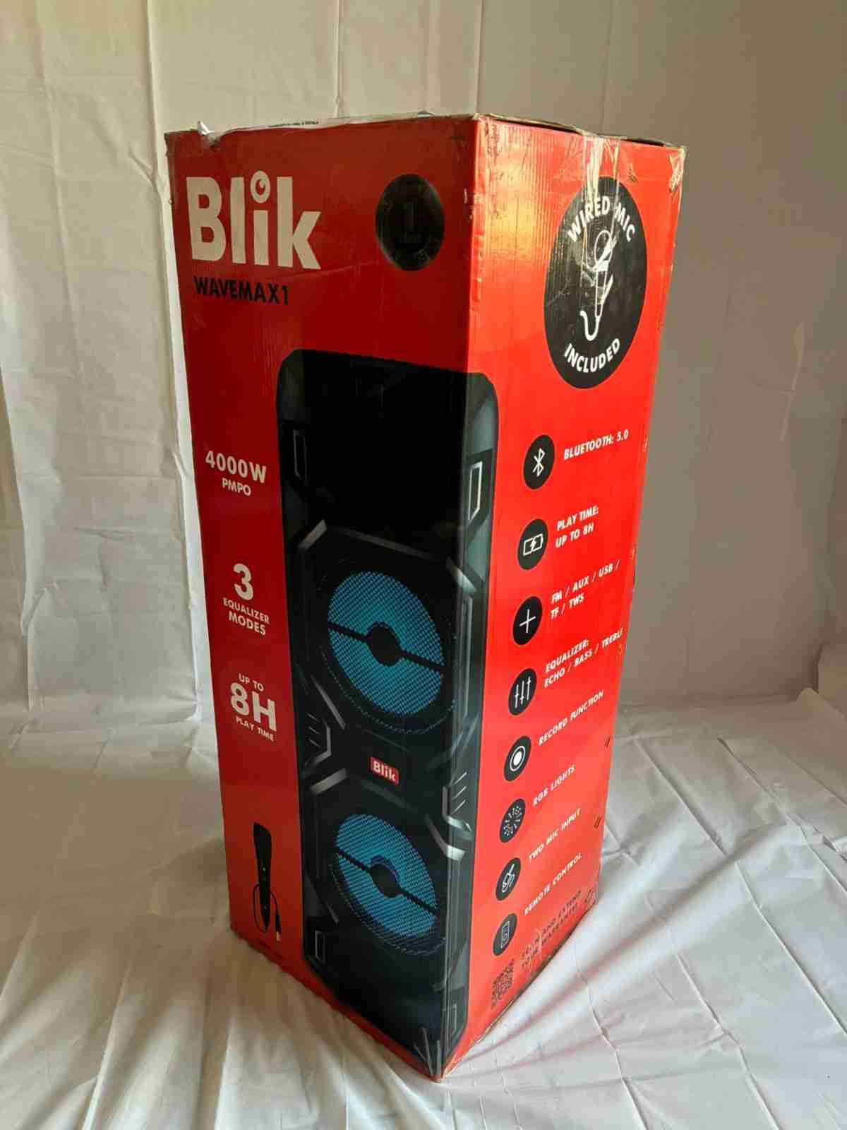 Parlante Blik WAVEMAX1 Bluetooth
