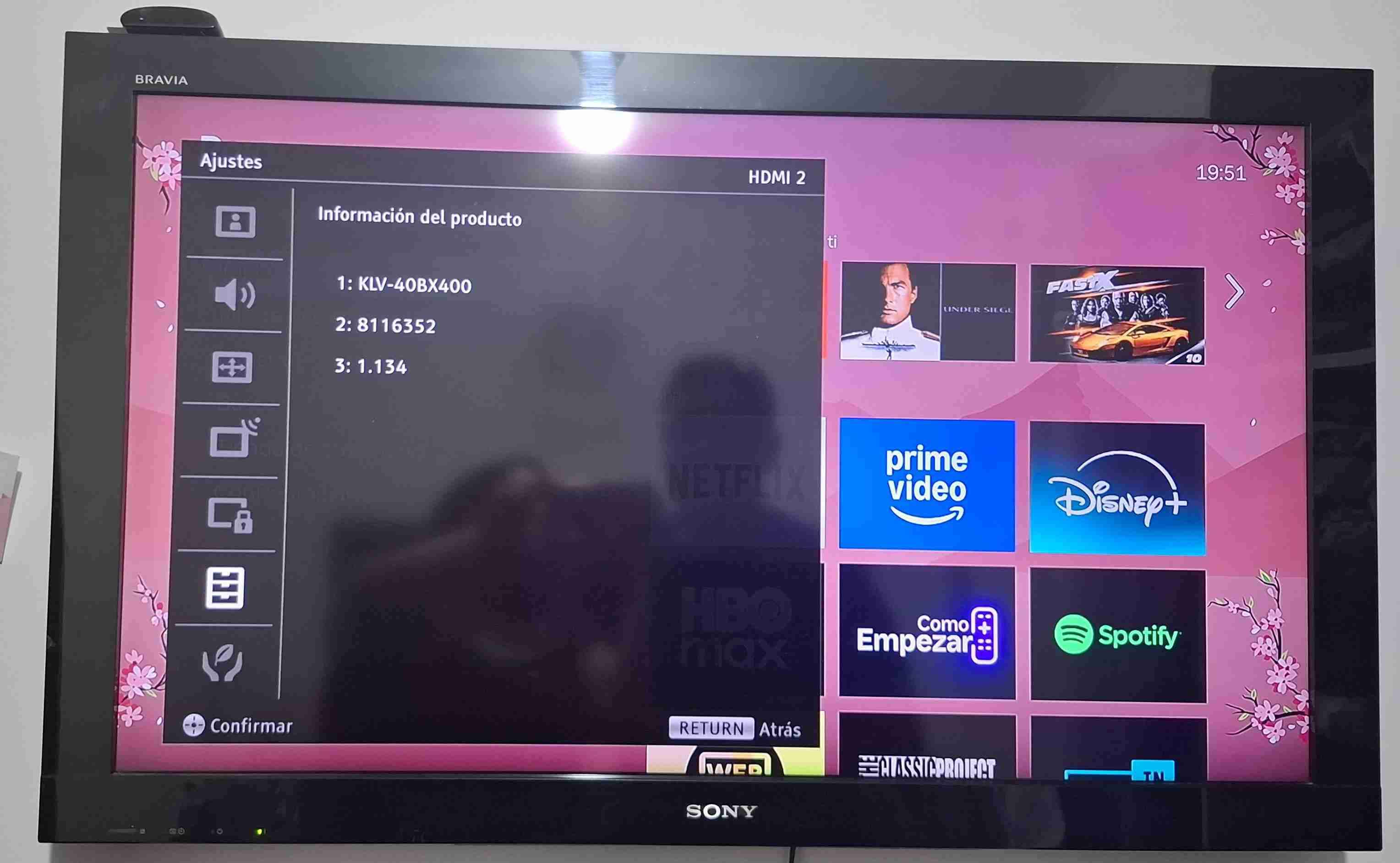 Televisor Sony Bravia 40 pulgadas - miniatura 2