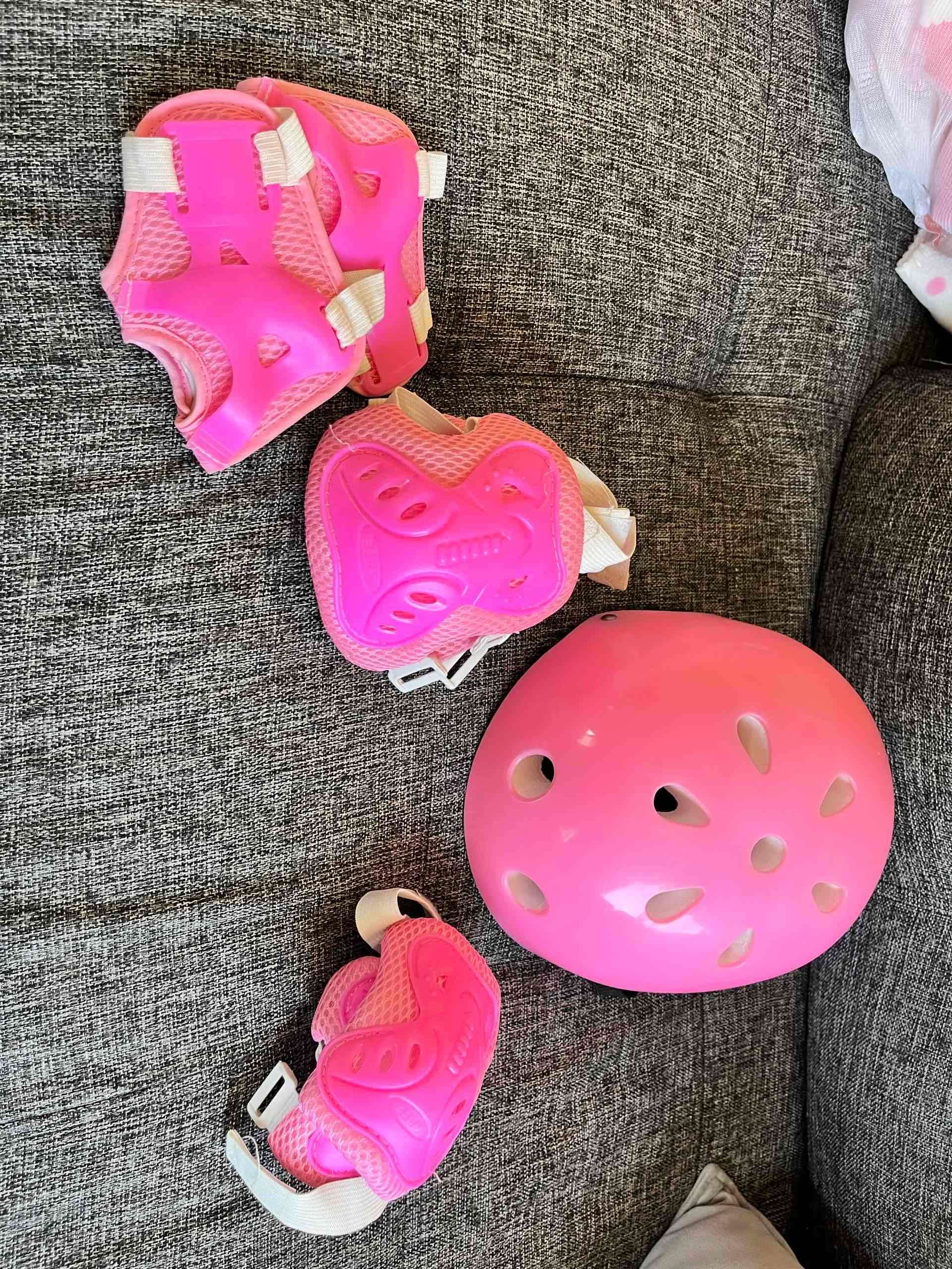 Set protecciones rosado para niños - miniatura 2