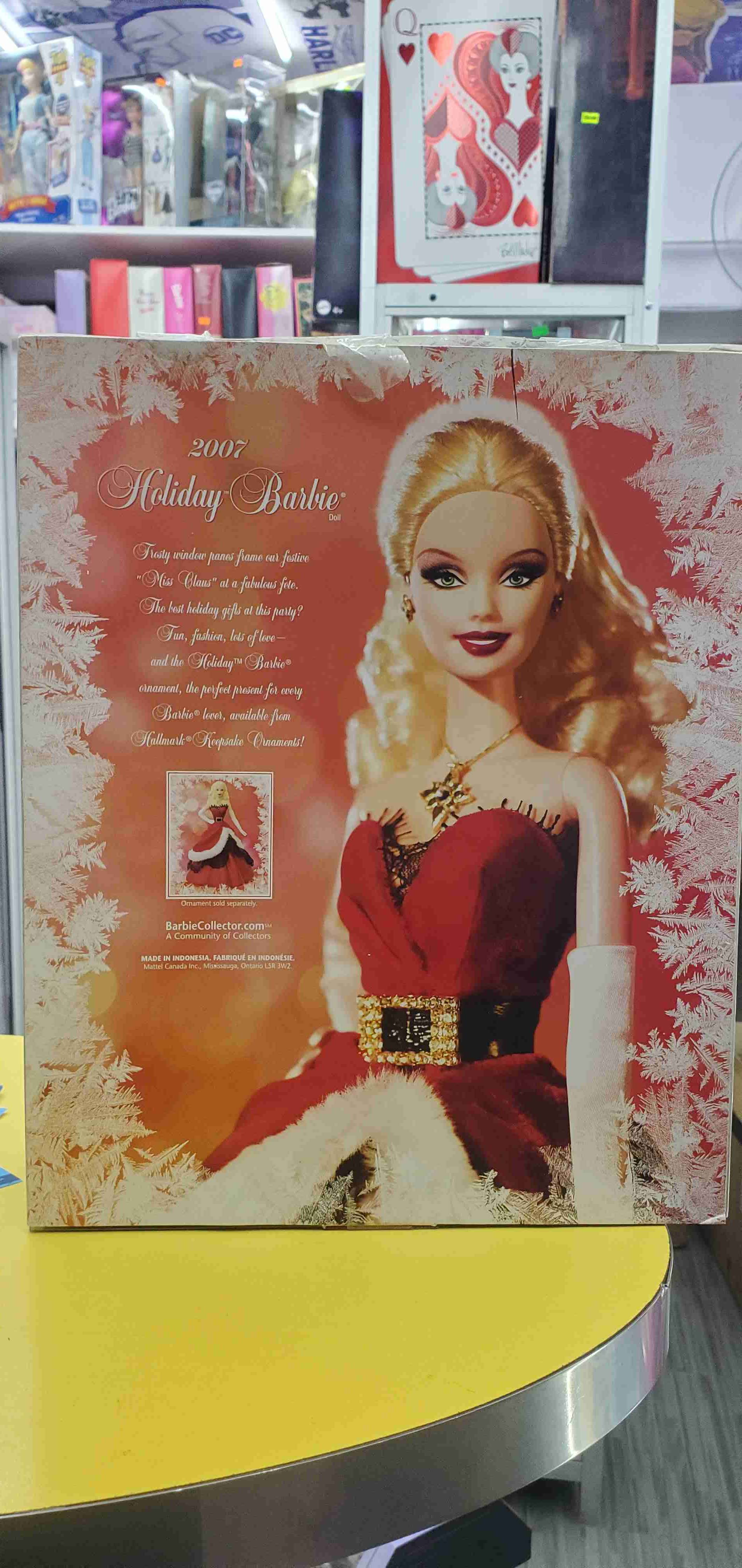 2007 Muñeca Barbie Holiday 2007 - miniatura 3