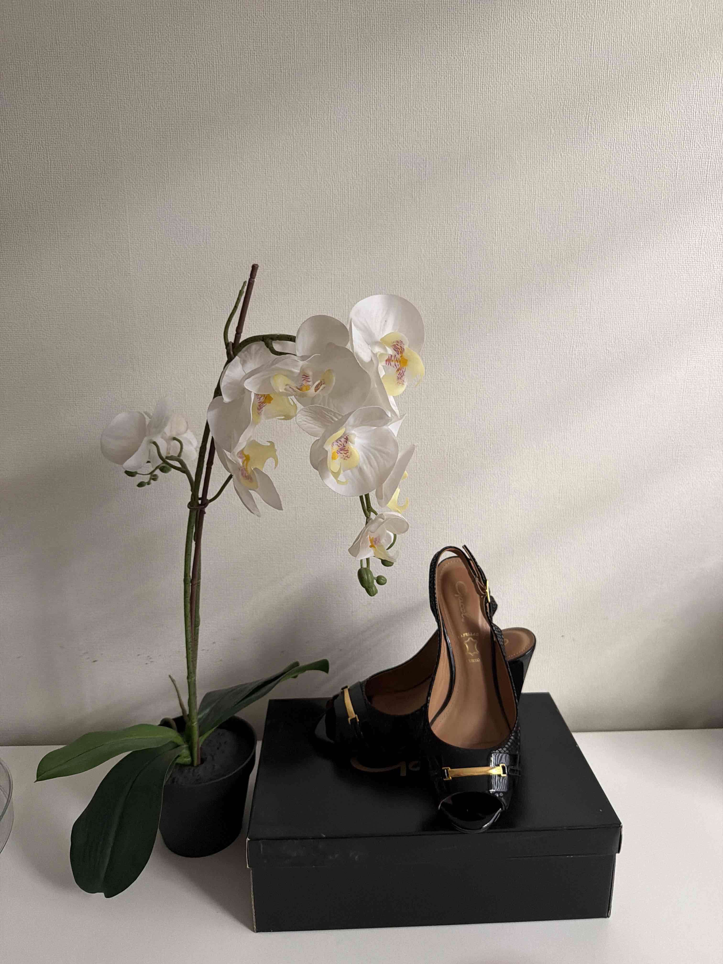 Zapatos Gacel de tacón negro talla 38 - miniatura 2