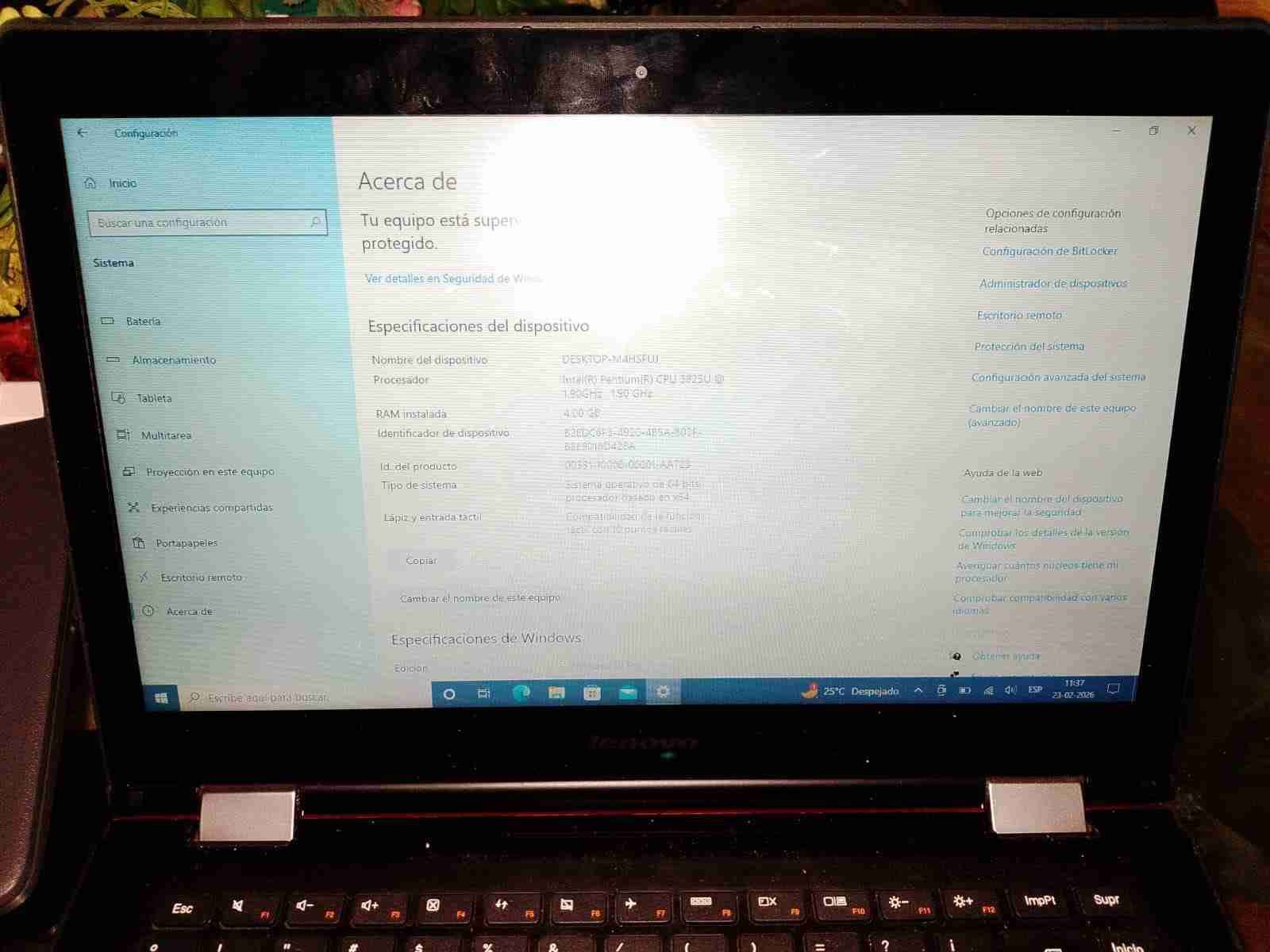 Notebook Lenovo en buen estado