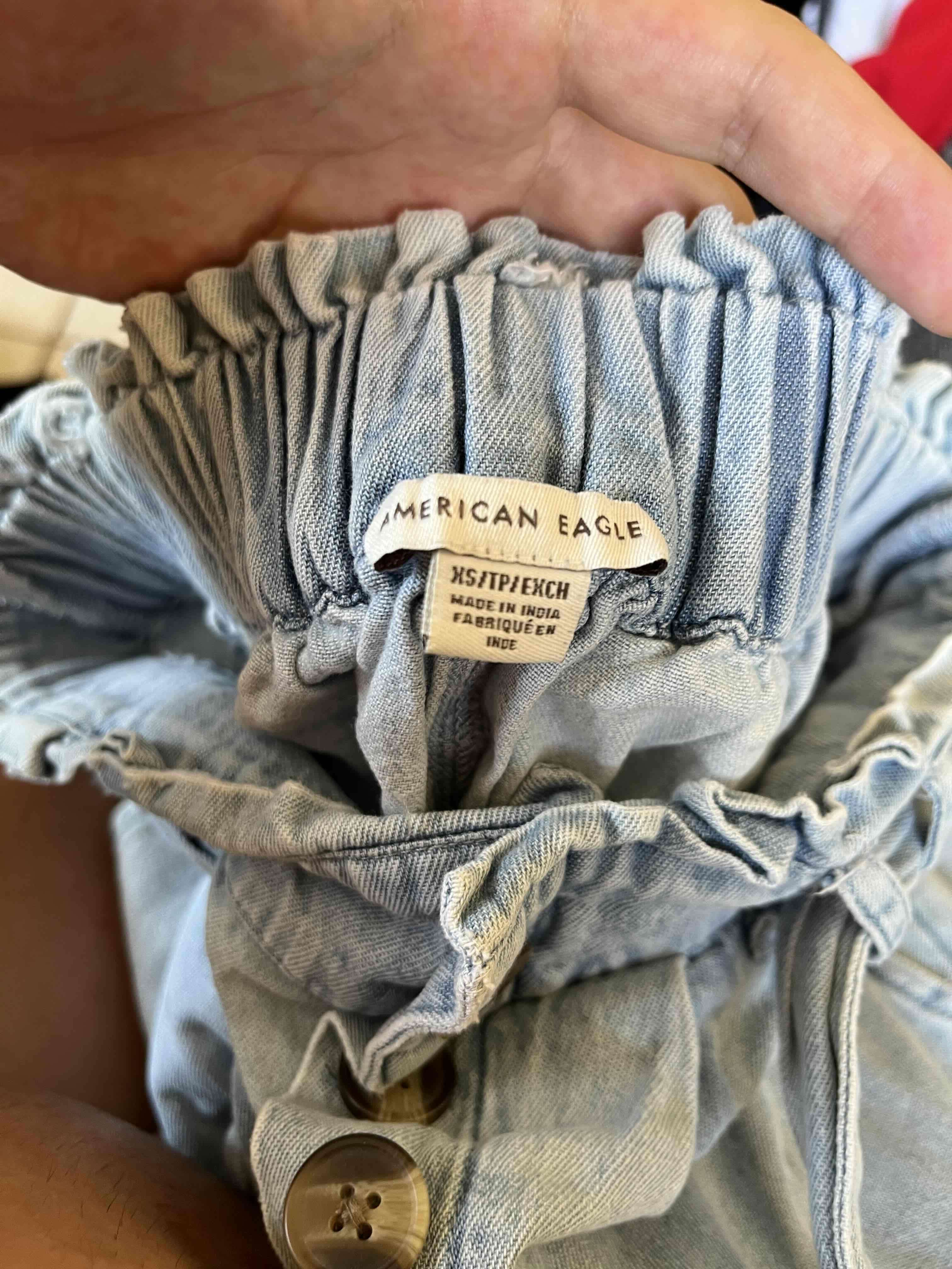 Pantalón de mujer celeste American Eagle XS - miniatura 3