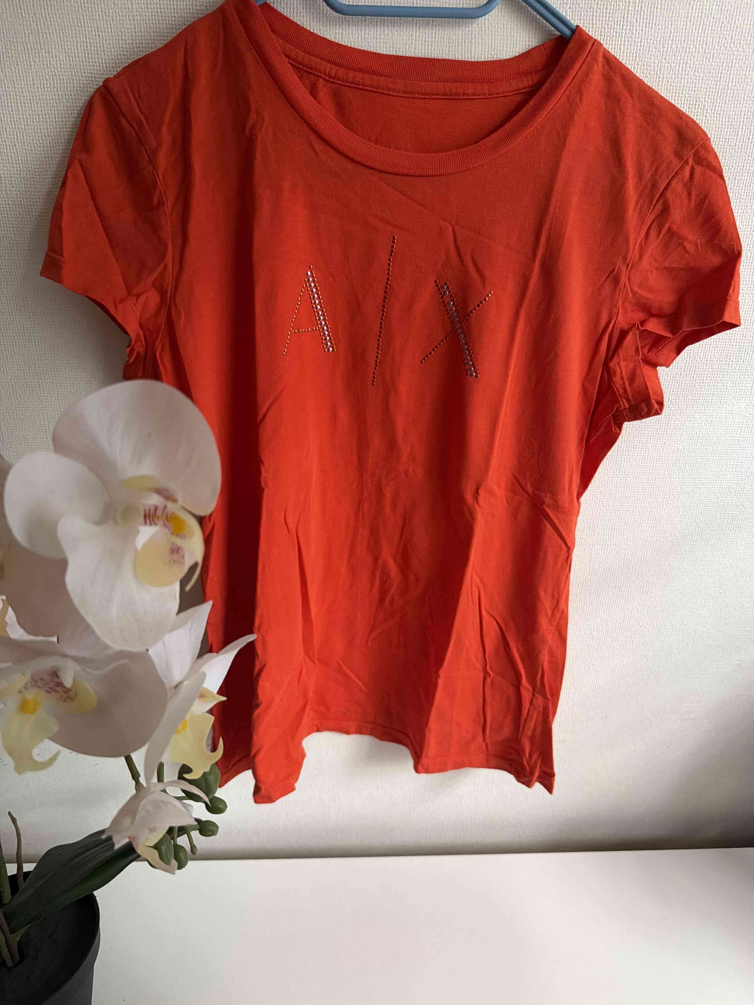 Polera Naranja con diseño AX - miniatura 2