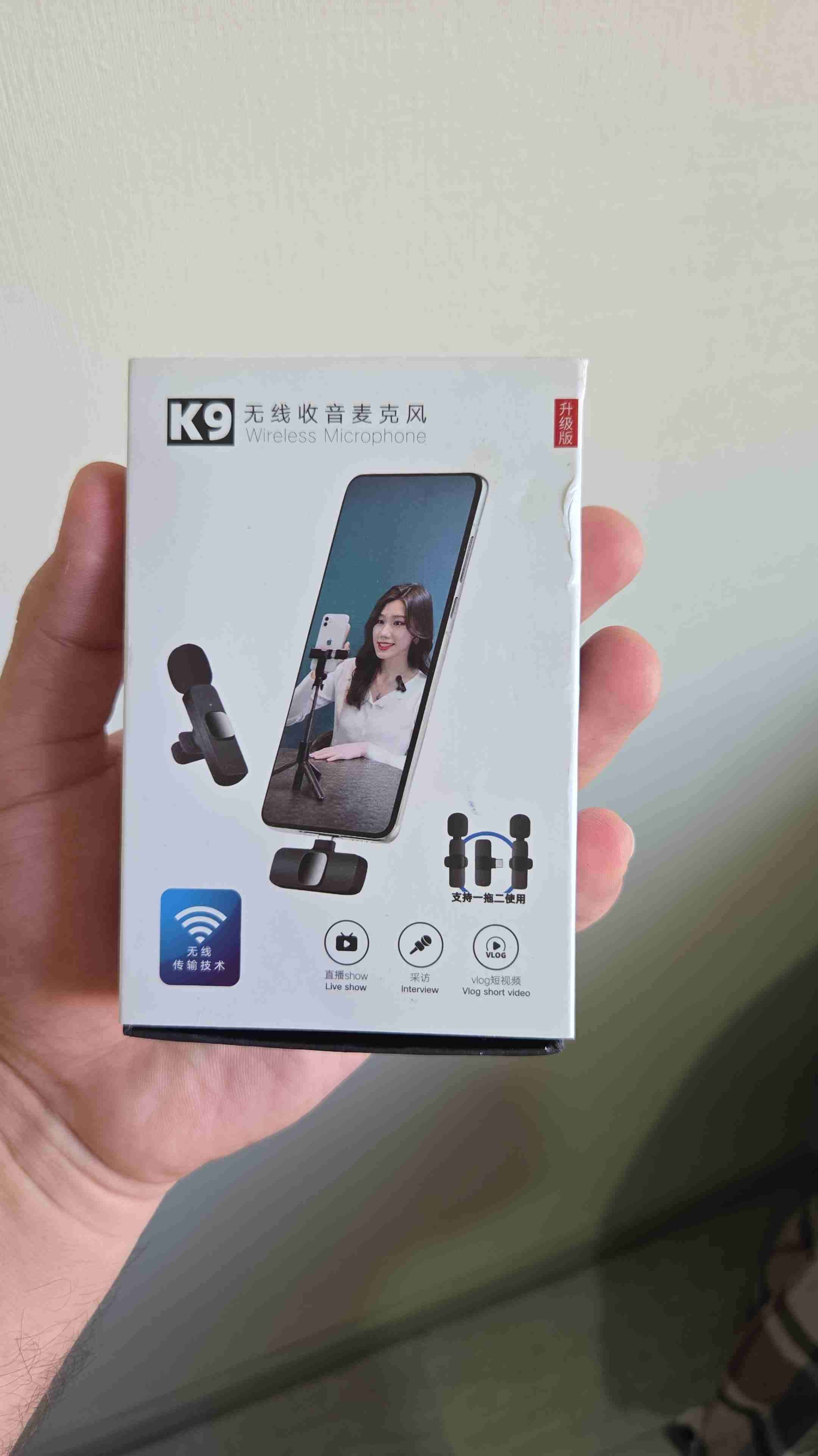 Micrófono inalámbrico K9