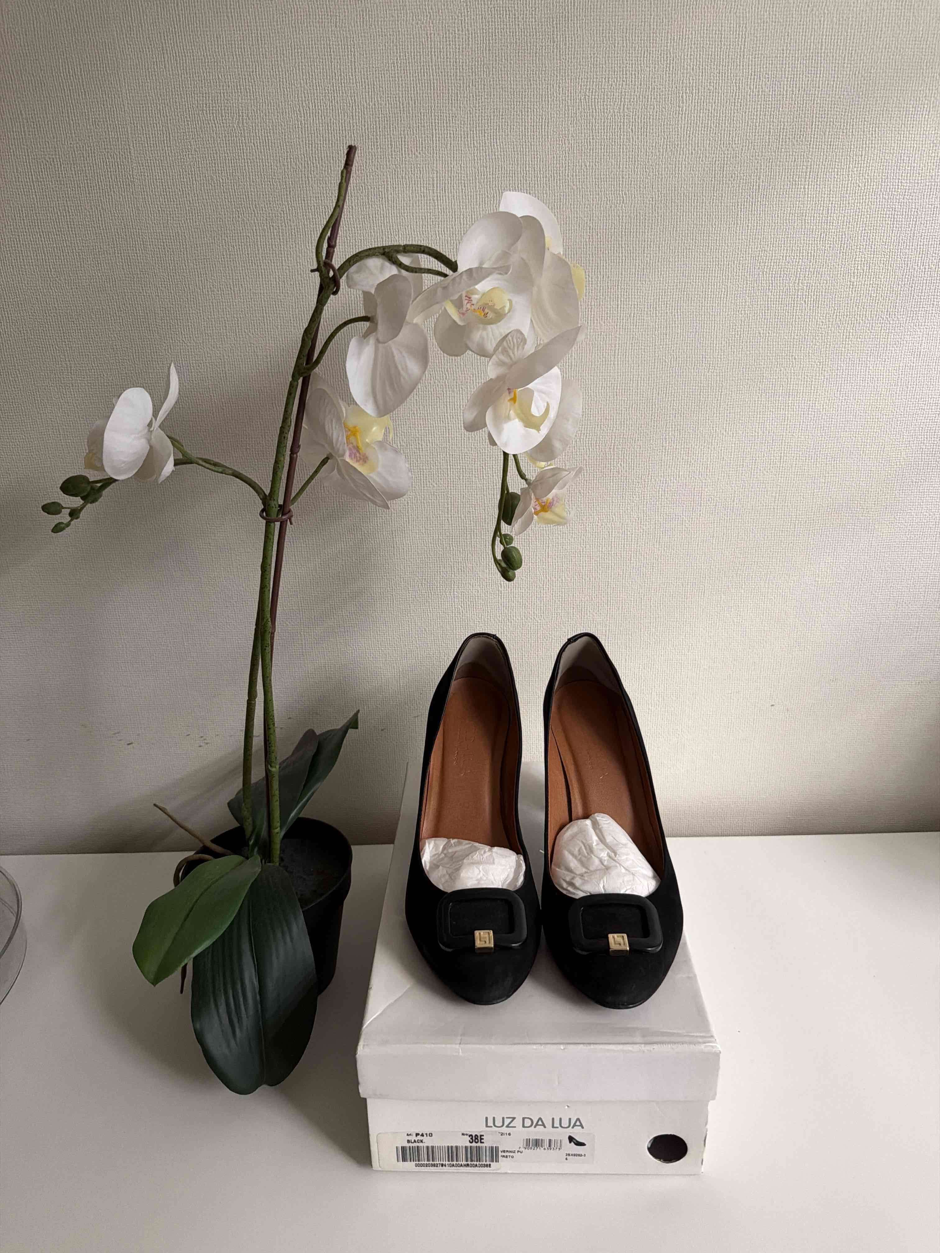 Zapatos de taco alto negro Luz Dalua talla 38 - miniatura 2