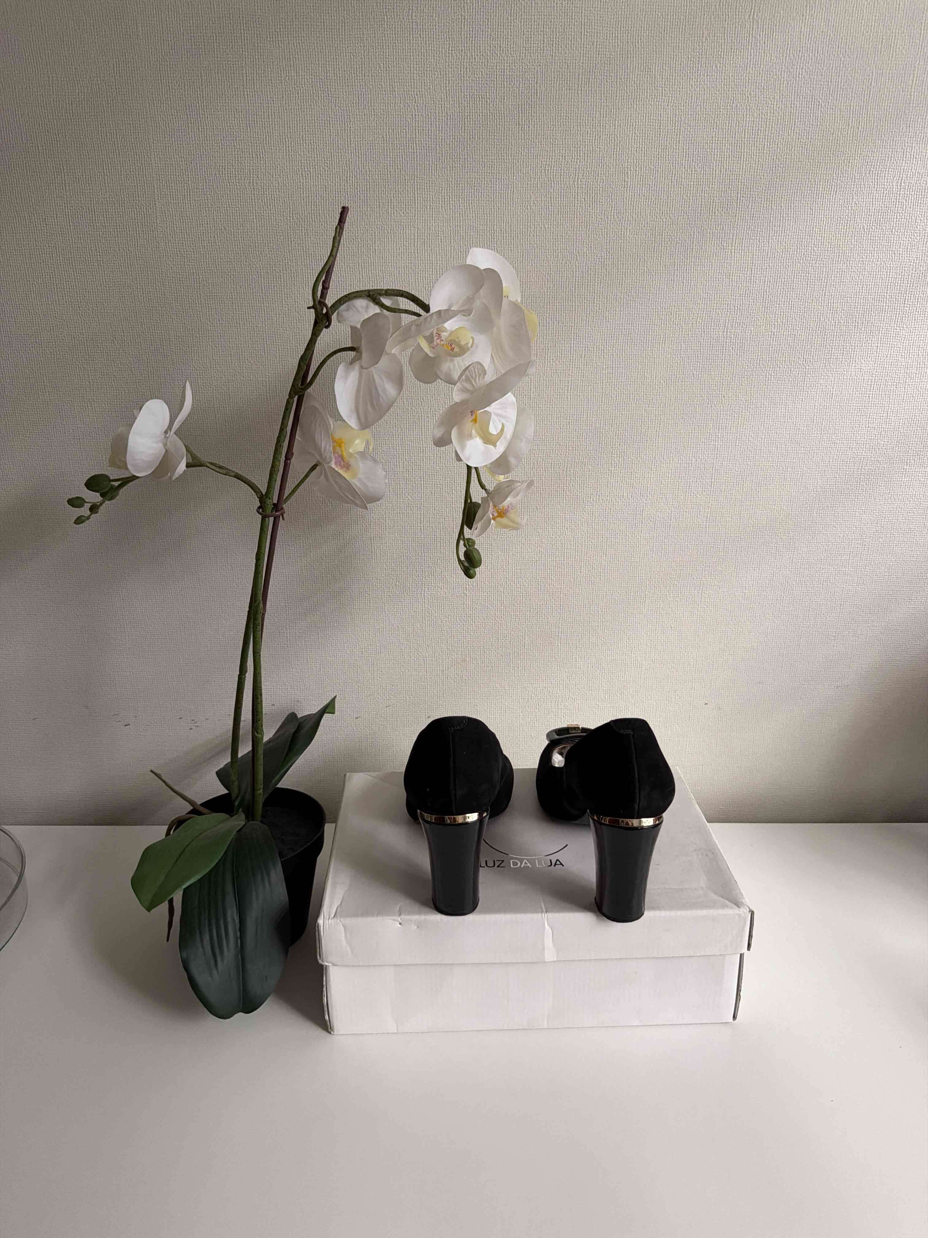 Zapatos de taco alto negro Luz Dalua talla 38 - miniatura 3