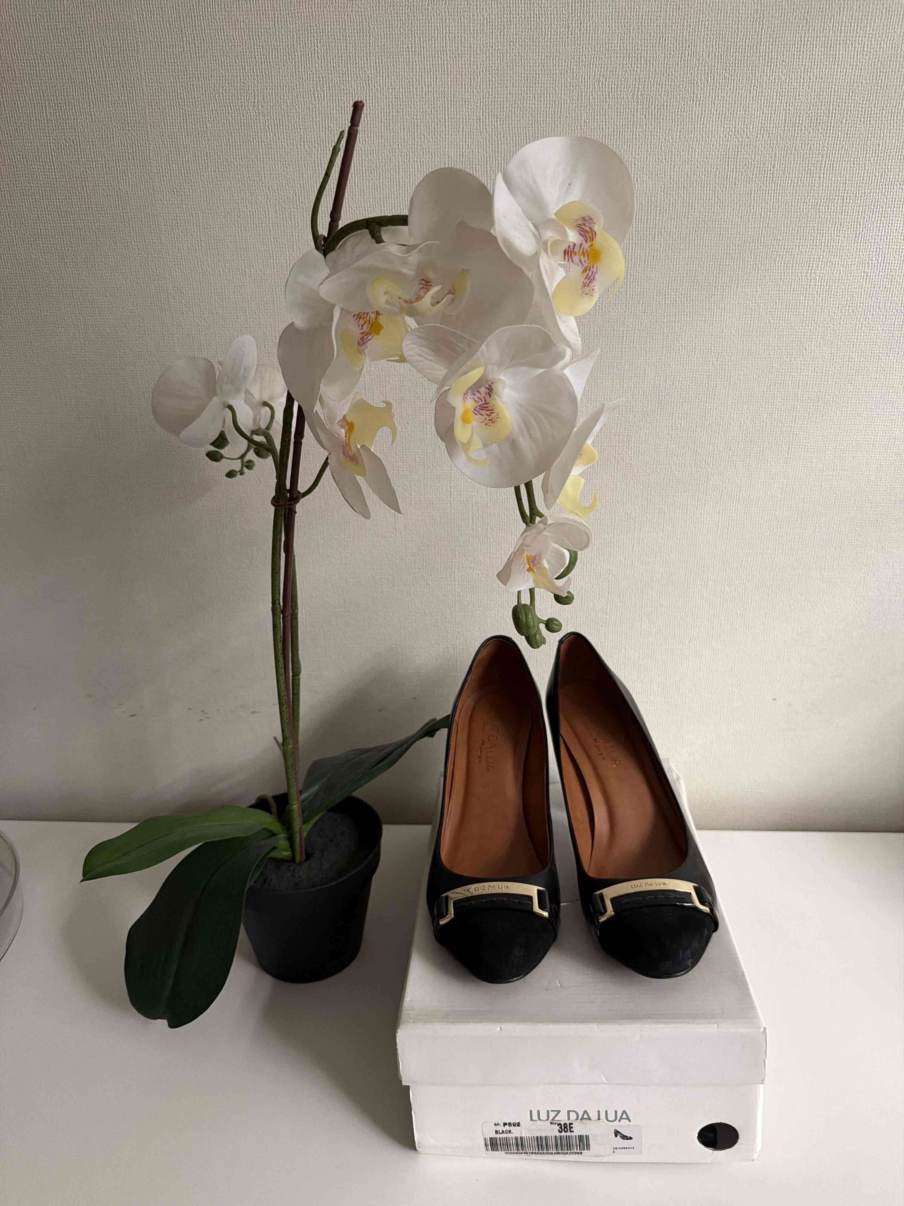 Zapatos negros elegantes con hebilla Luz Dalua - miniatura 2