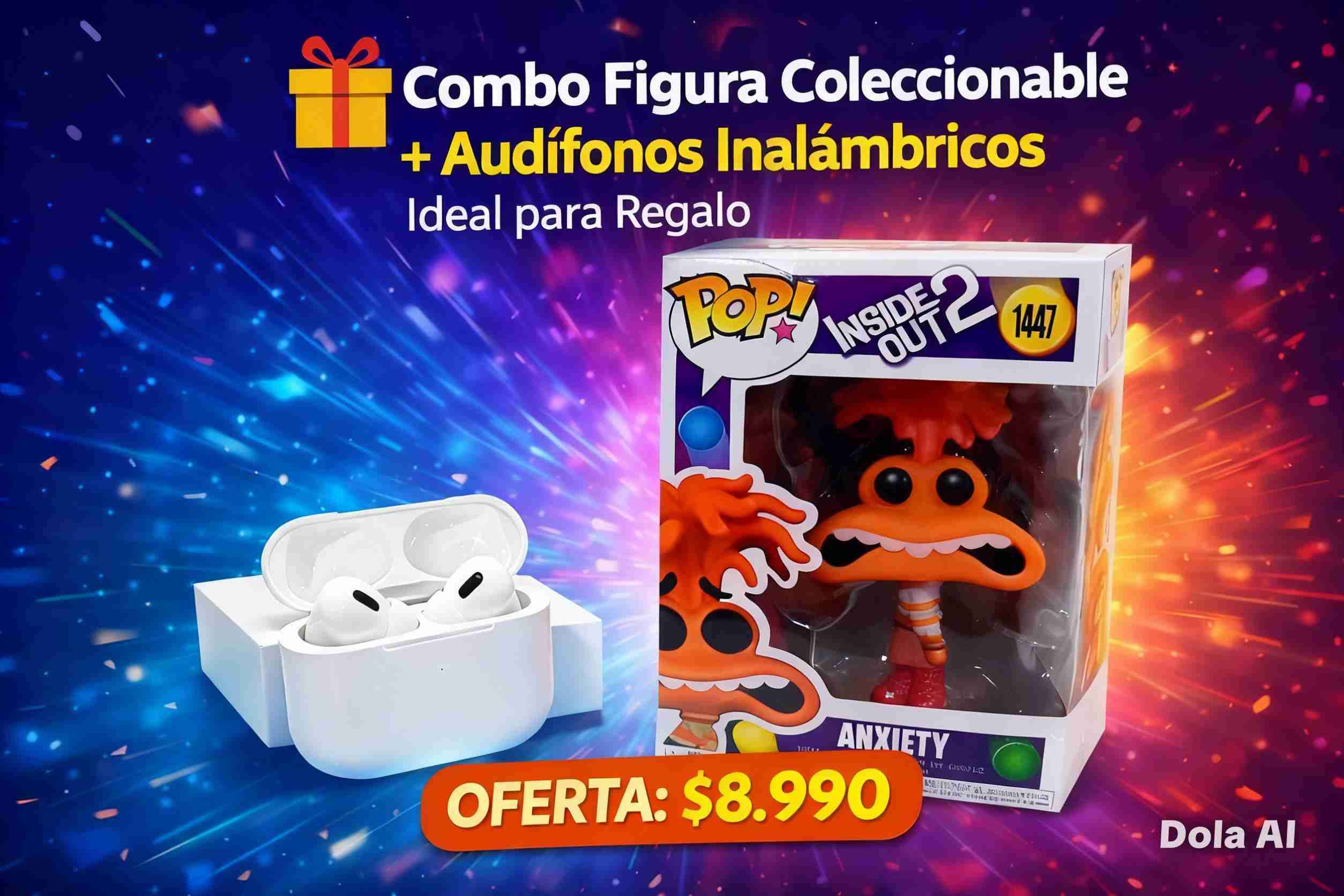 Combo Figura Coleccionable + Audífonos Inalámbrico