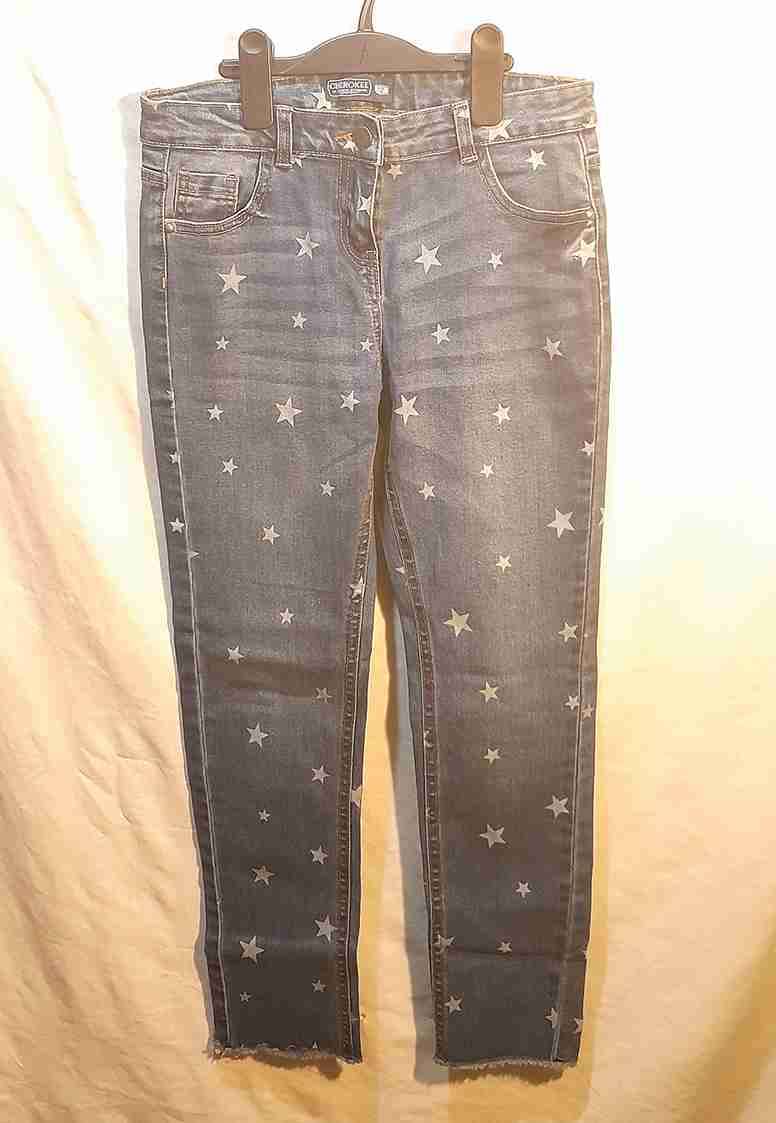 Jeans con estrellas talla 12