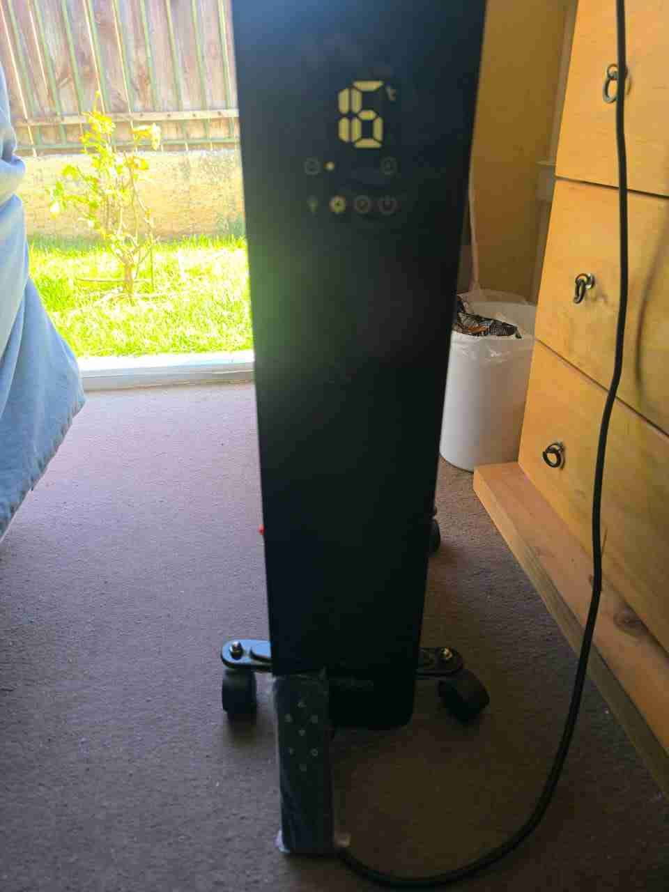 Calefactor oleeléctrico con control