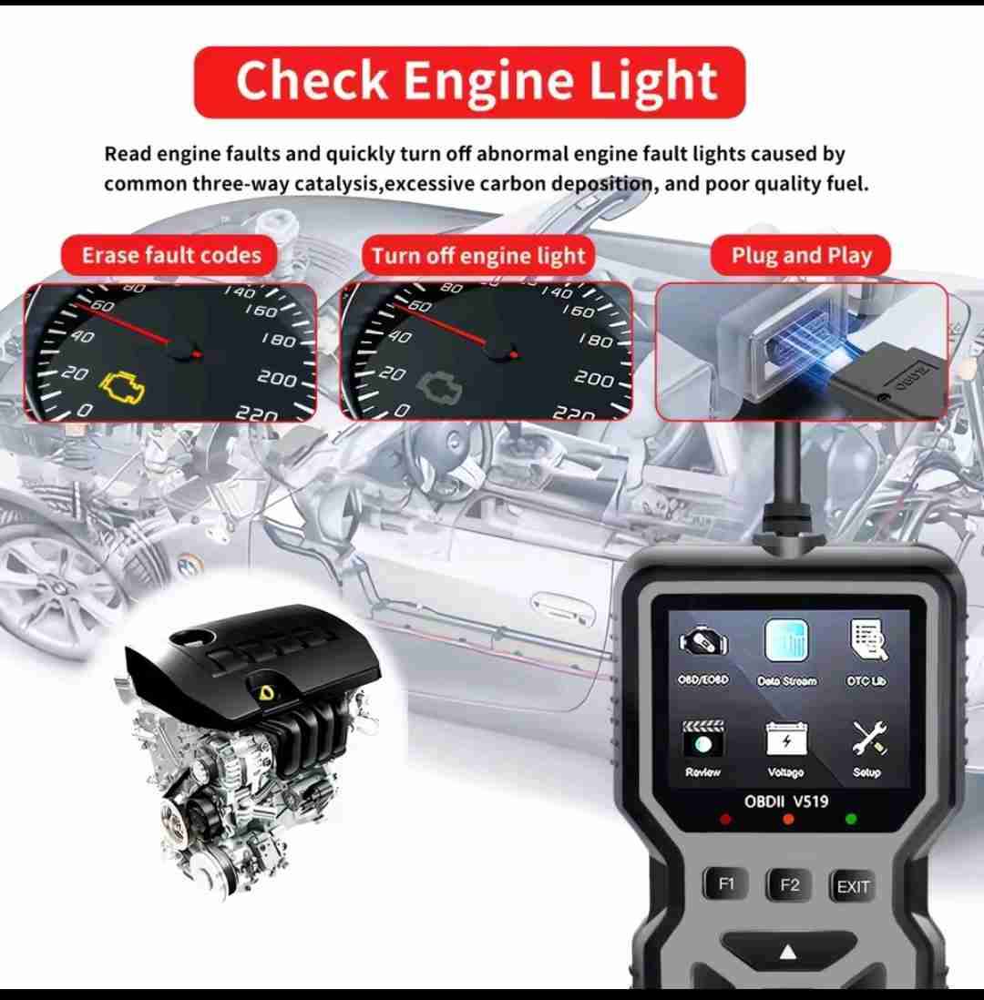 Escáner De Diagnóstico Automotriz Para Motores De - miniatura 3
