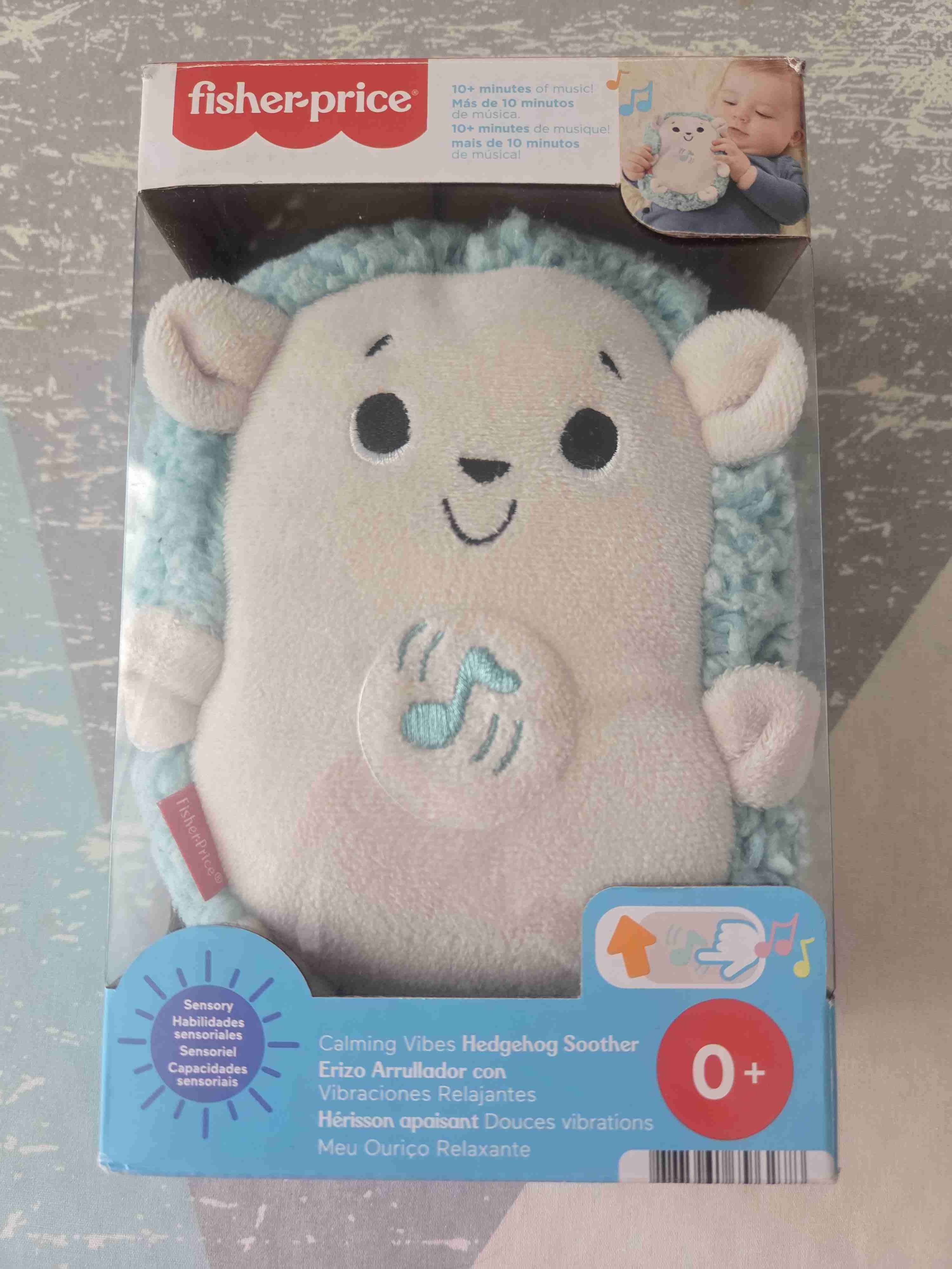 Juguete musical de erizo azul. Fisher Price. - miniatura 2