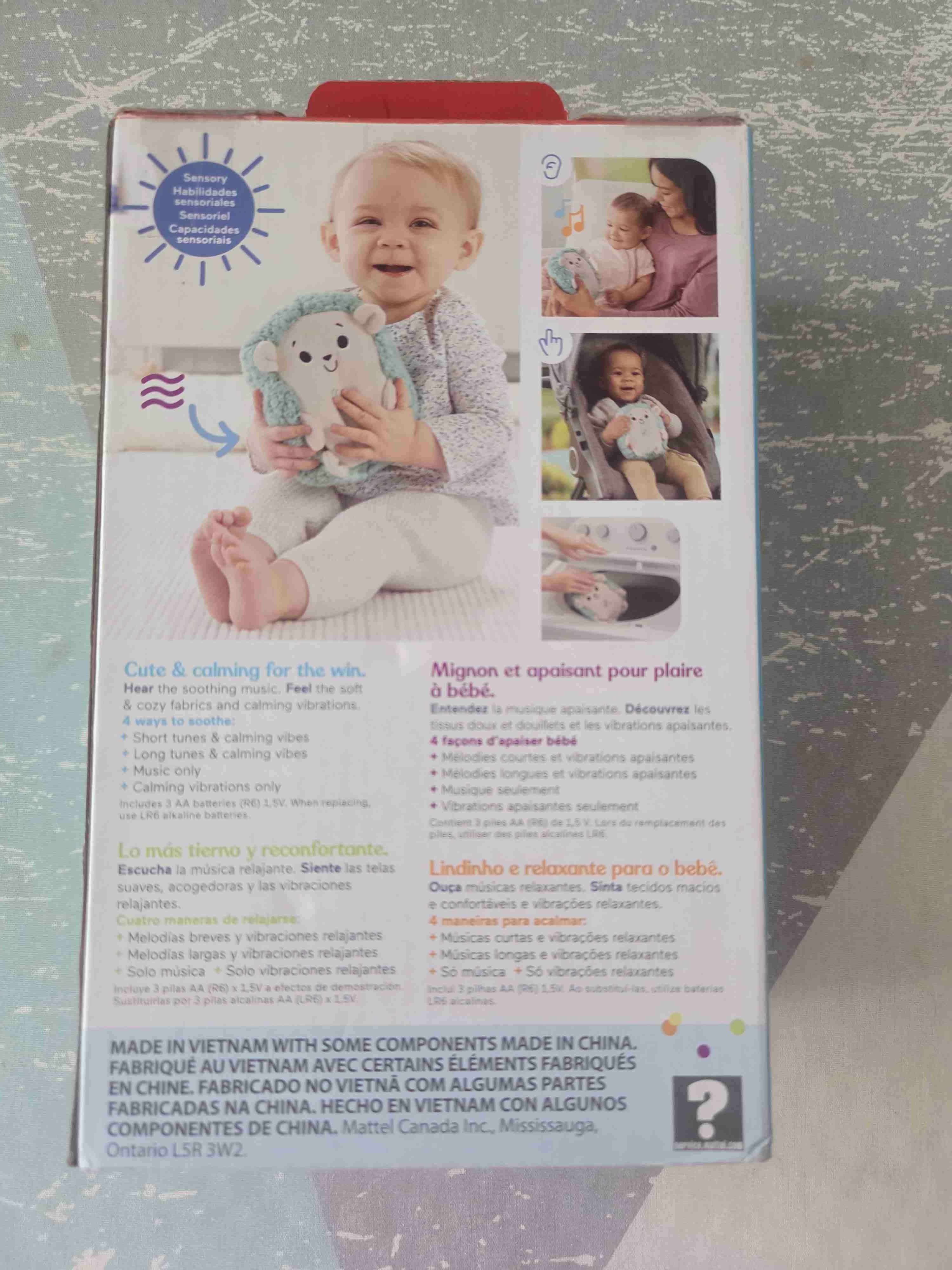 Juguete musical de erizo azul. Fisher Price. - miniatura 5