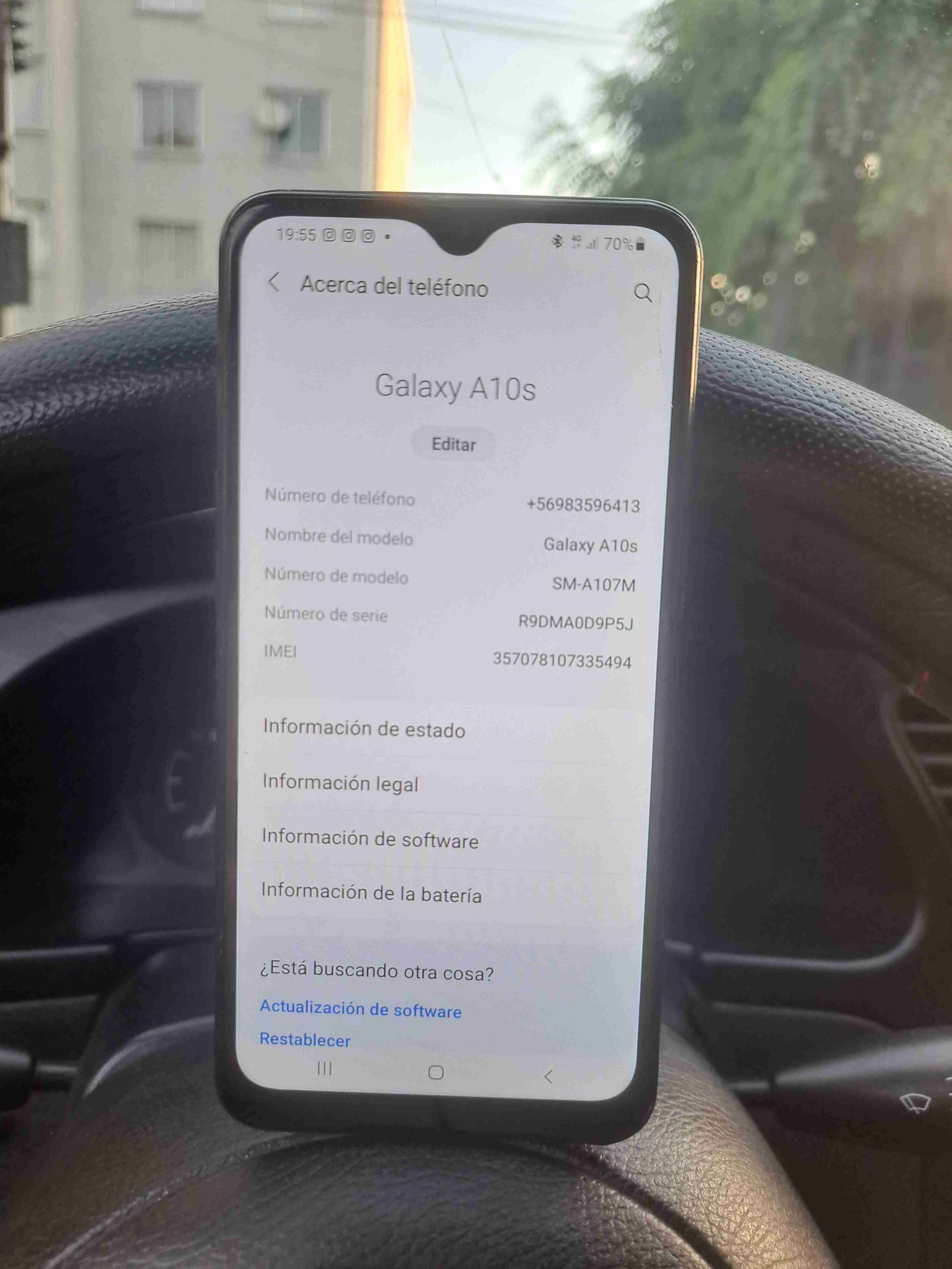 Smartphone Samsung Galaxy negro - miniatura 2