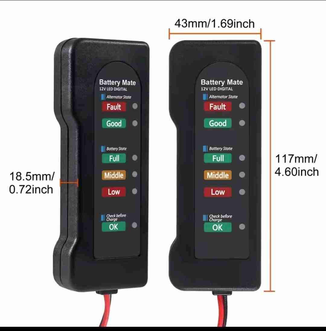 Probador de baterías 12V - miniatura 2