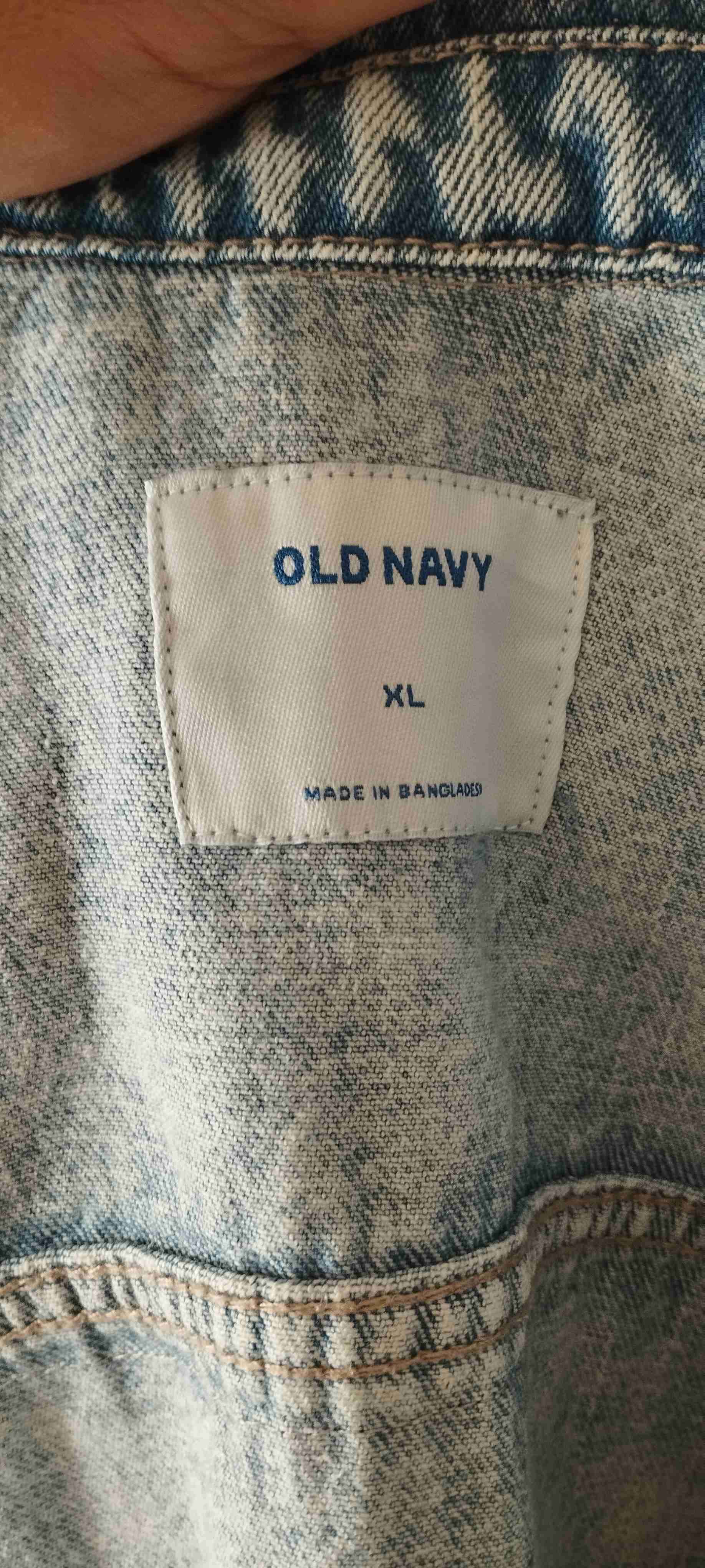 Chaqueta mezclilla talla L old navy - miniatura 6