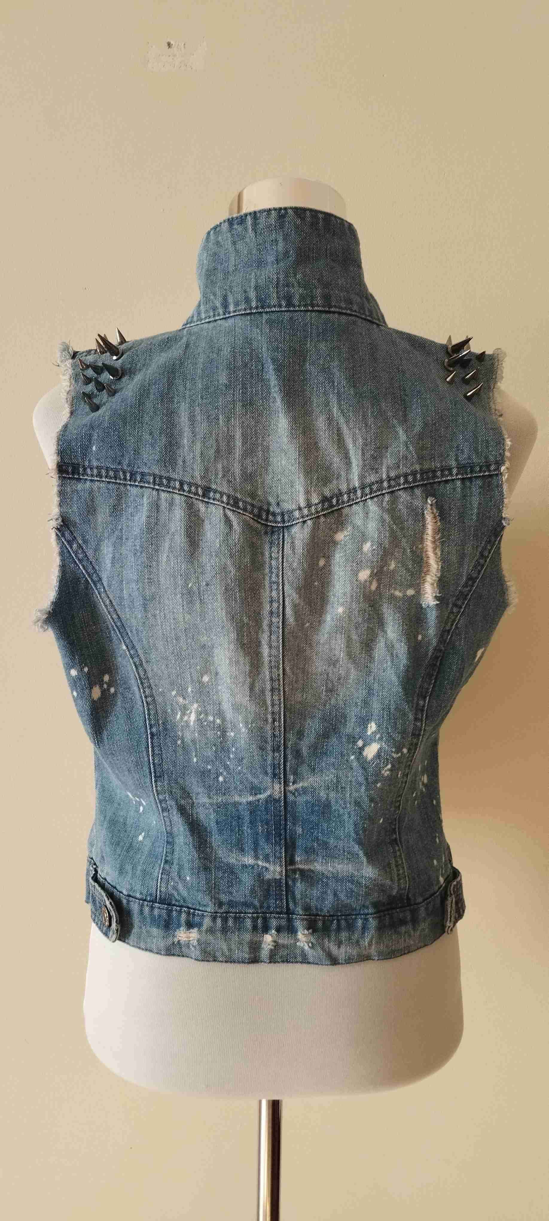 Chaleco estilo punk talla M - miniatura 4