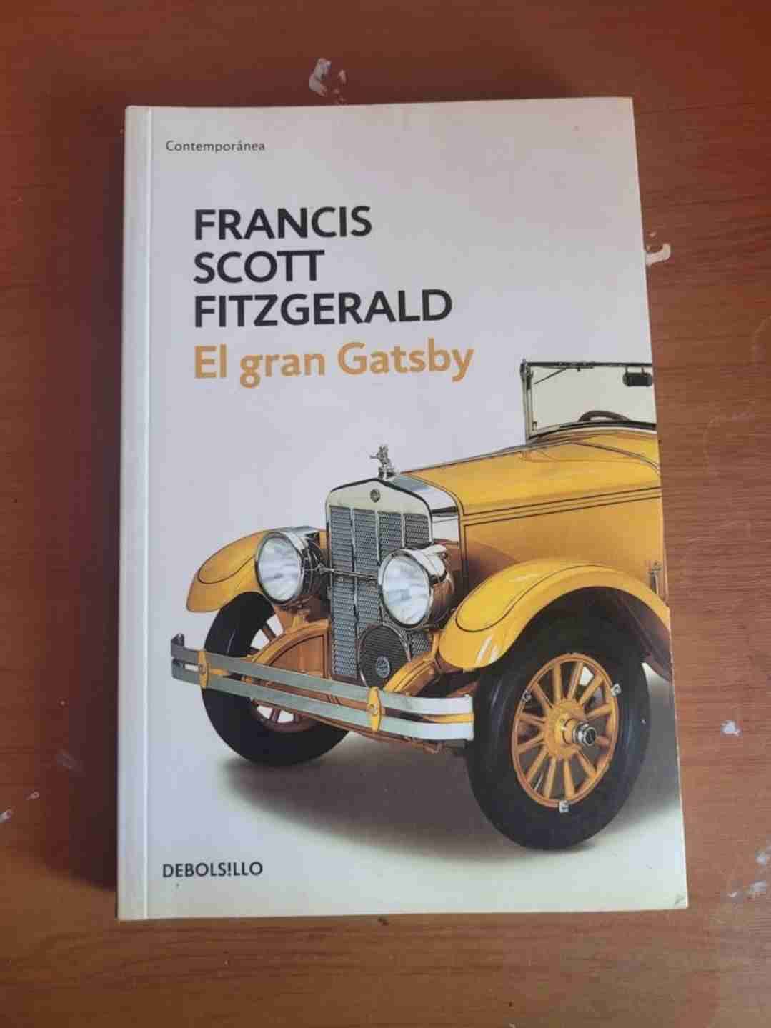 Libro El gran Gatsby de Fitzgerald