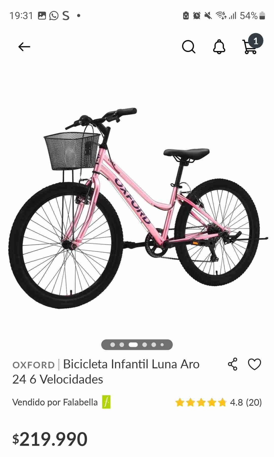 Bicicleta Oxford con canasto - miniatura 3