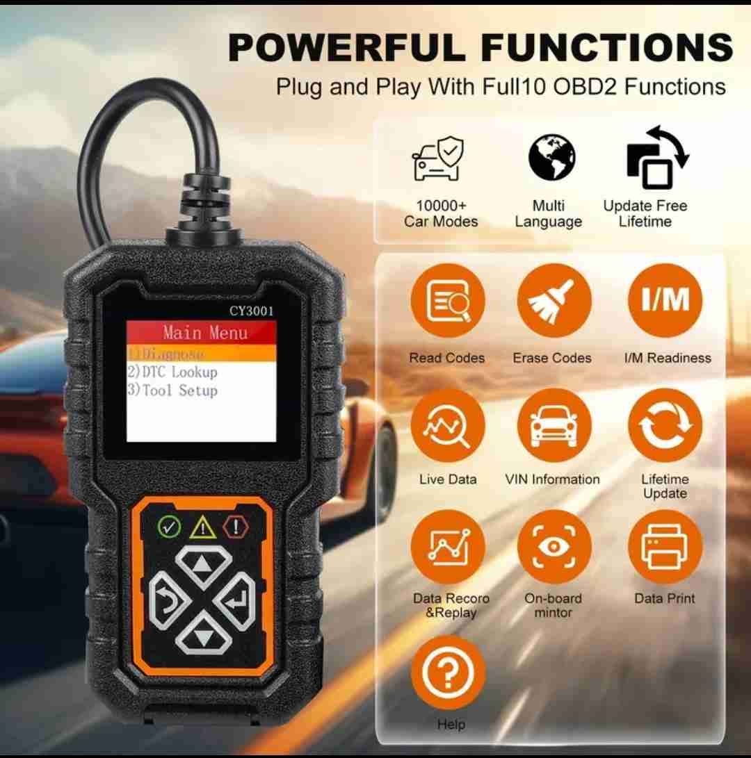 Scanner Automotriz OBD2 CY3001 - miniatura 2