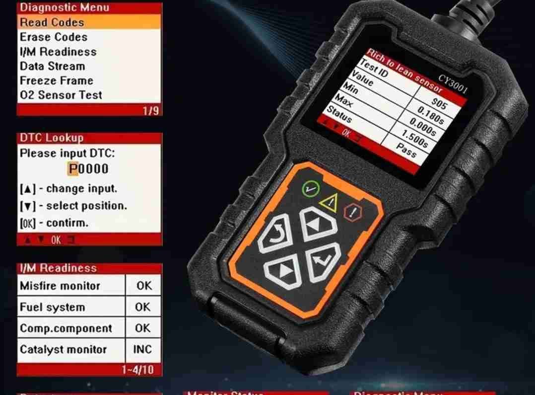 Scanner Automotriz OBD2 CY3001 - miniatura 4