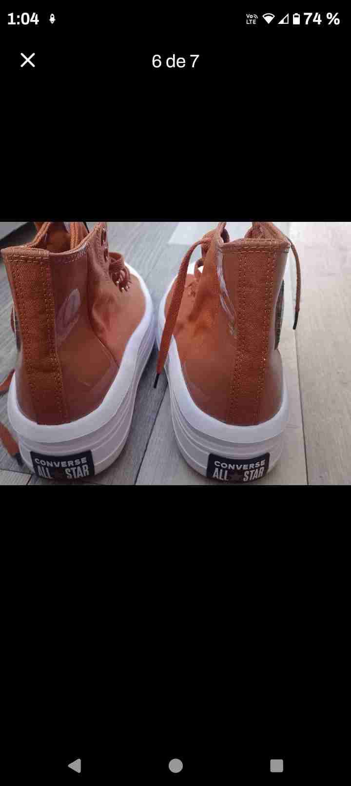 Zapatillas Converse All Star naranjas
