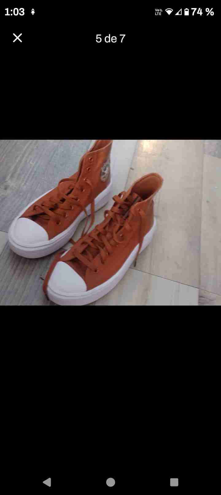 Zapatillas Converse All Star naranjas - miniatura 2