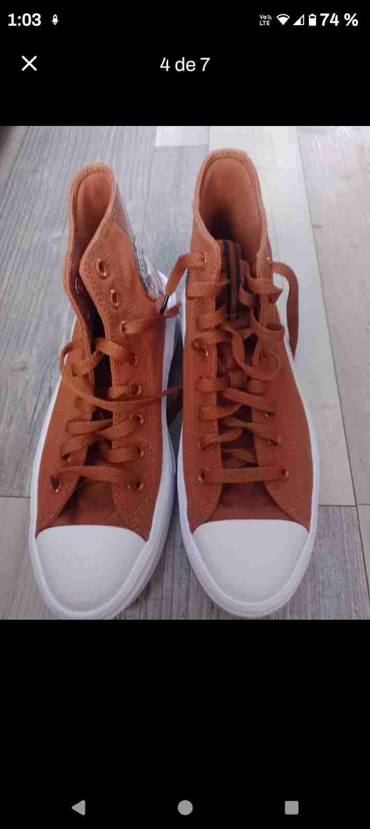 Zapatillas Converse All Star naranjas - miniatura 3
