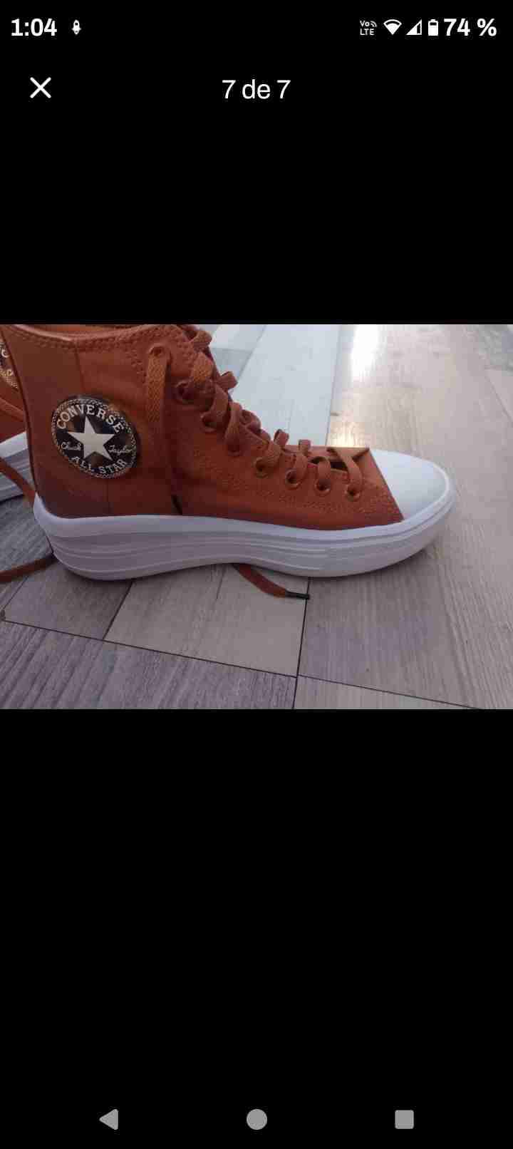 Zapatillas Converse All Star naranjas - miniatura 6
