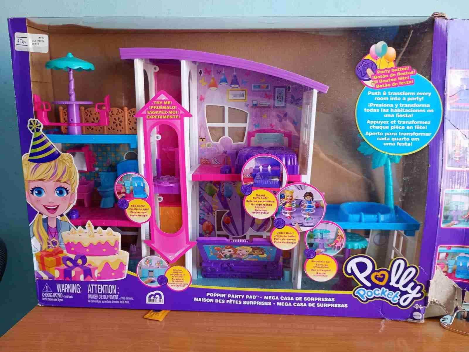Casa de sorpresas Polly Pocket