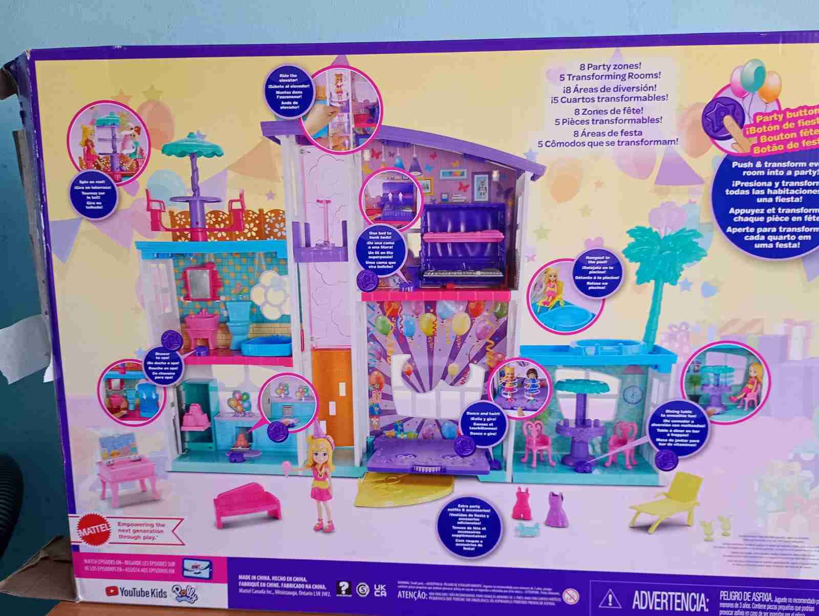 Casa de sorpresas Polly Pocket - miniatura 2