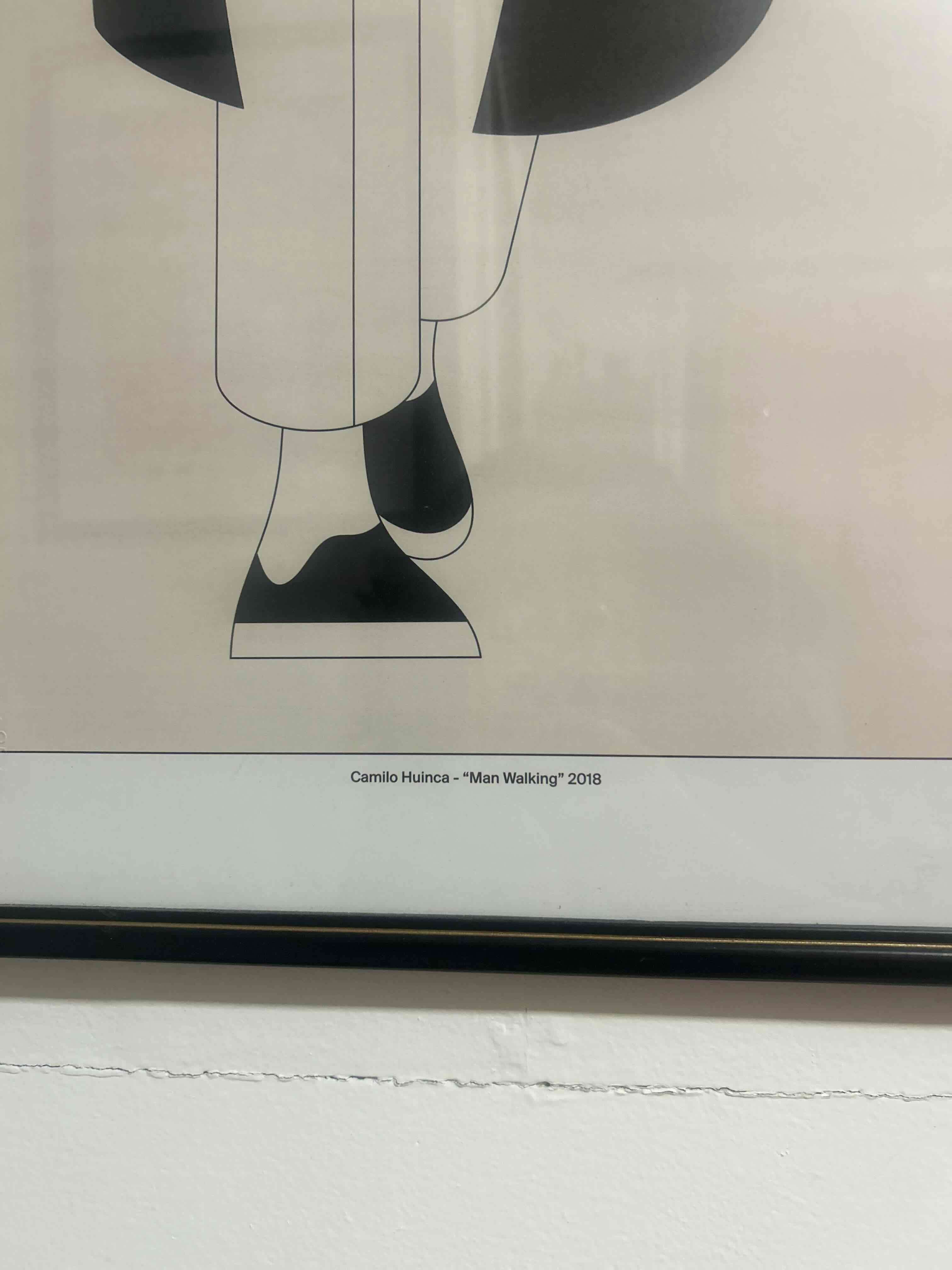 Cuadro onlyjoke - Camilo Huinca “Man walking” 2018 - miniatura 3