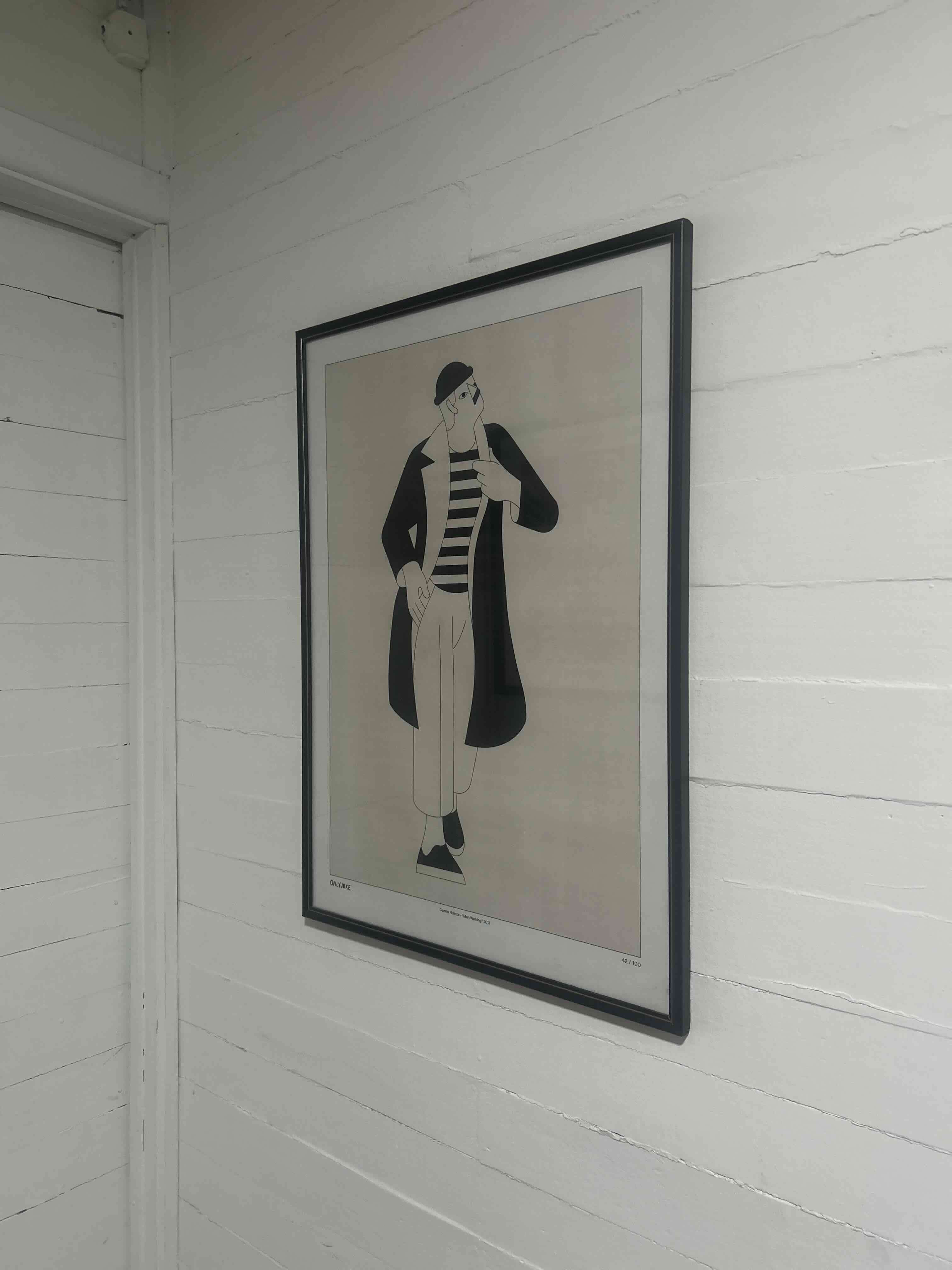 Cuadro onlyjoke - Camilo Huinca “Man walking” 2018 - miniatura 5