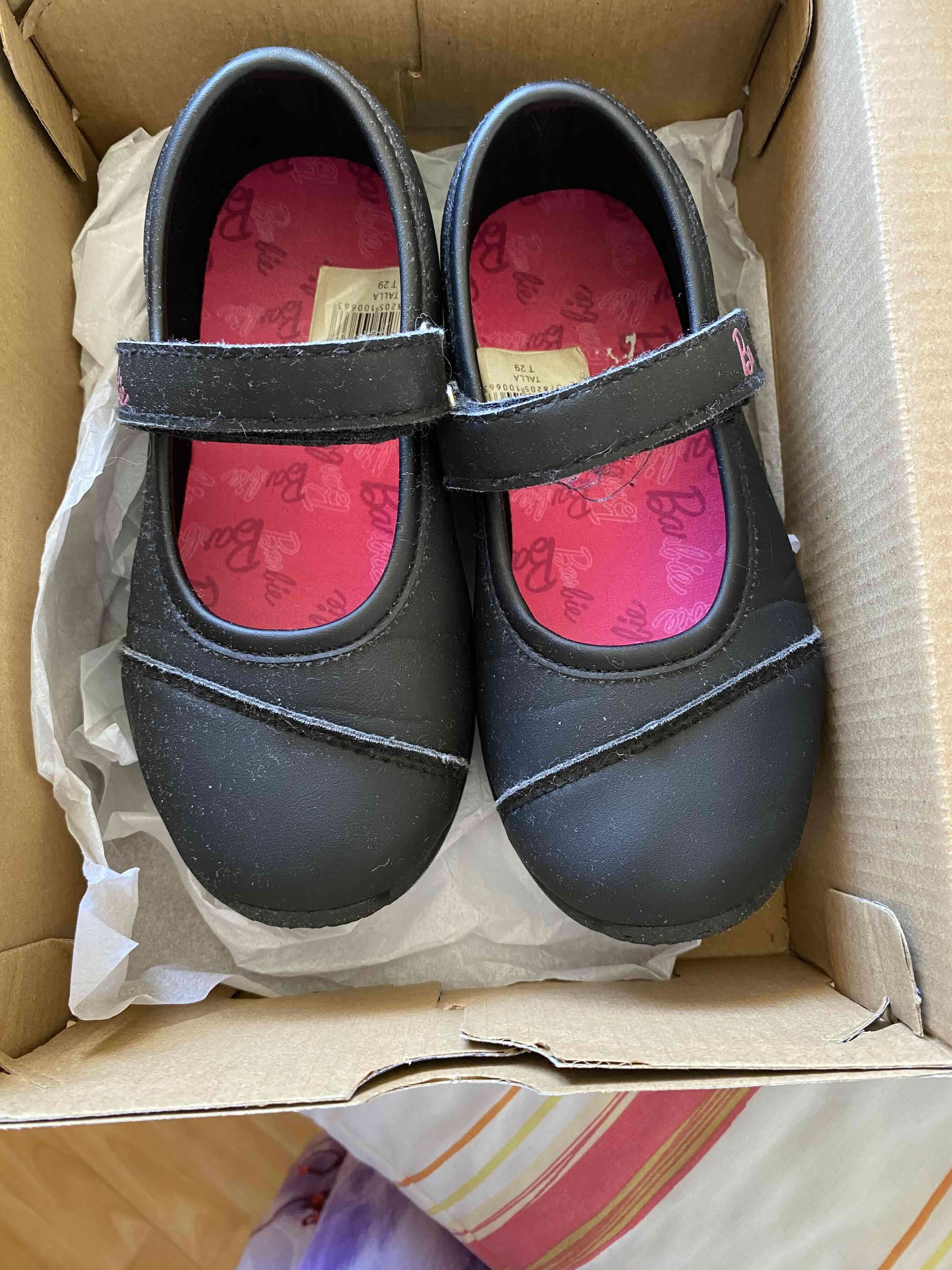 Zapatos negros Barbie para niña - miniatura 2