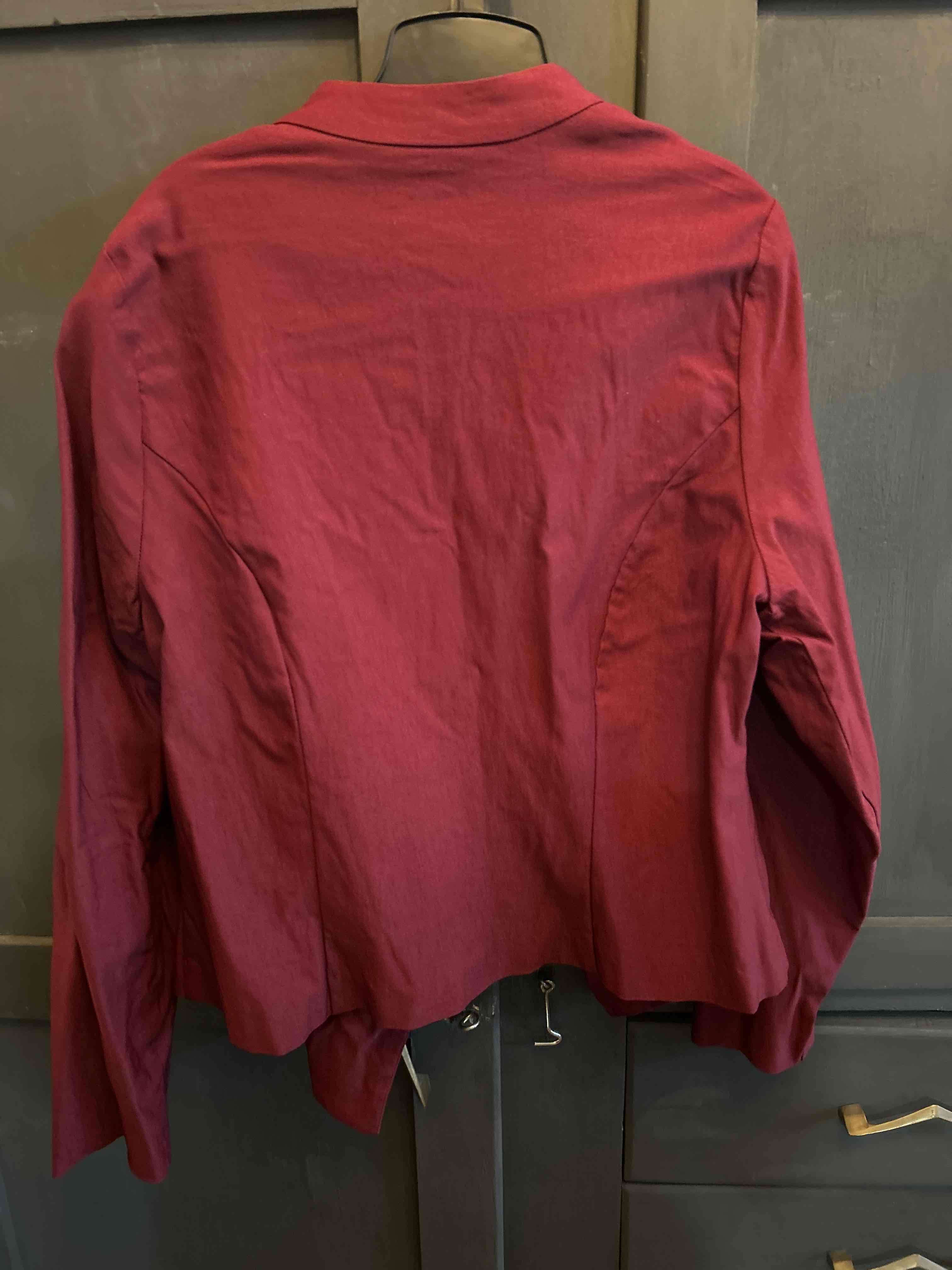 Blazer rojo sin botones - miniatura 2