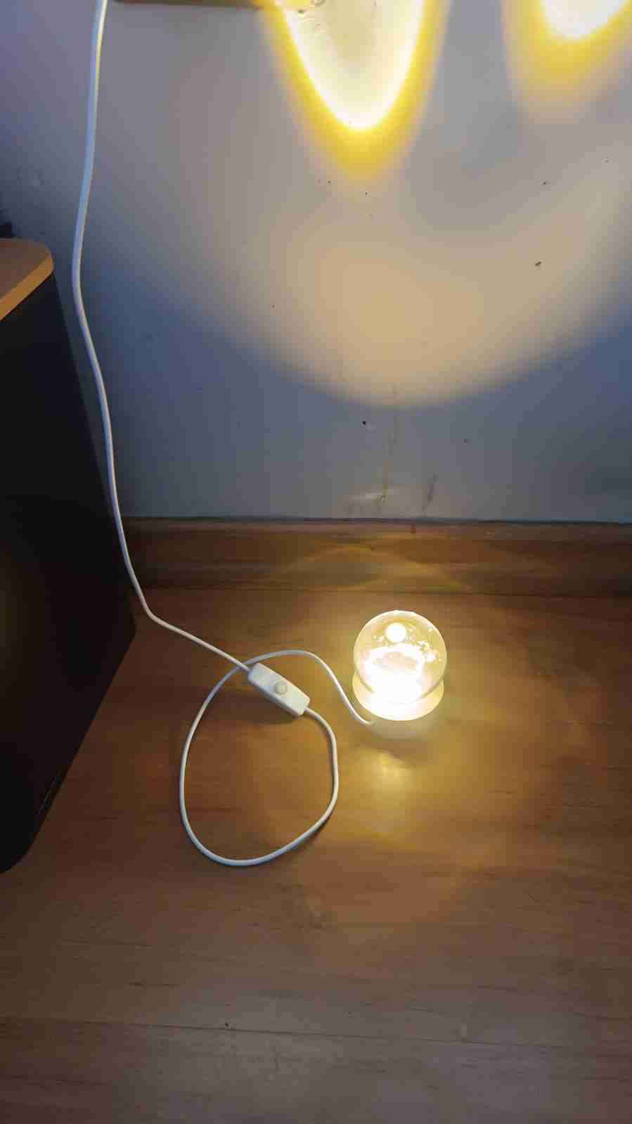 Lámpara decorativa de cristal - miniatura 2