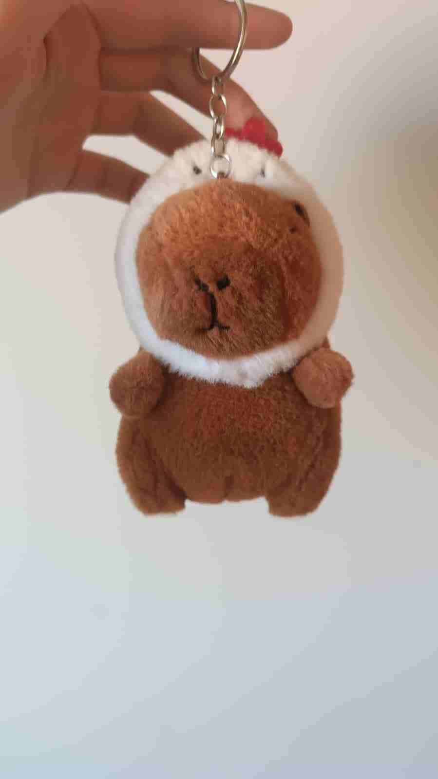 Llavero de peluche capibara - miniatura 2