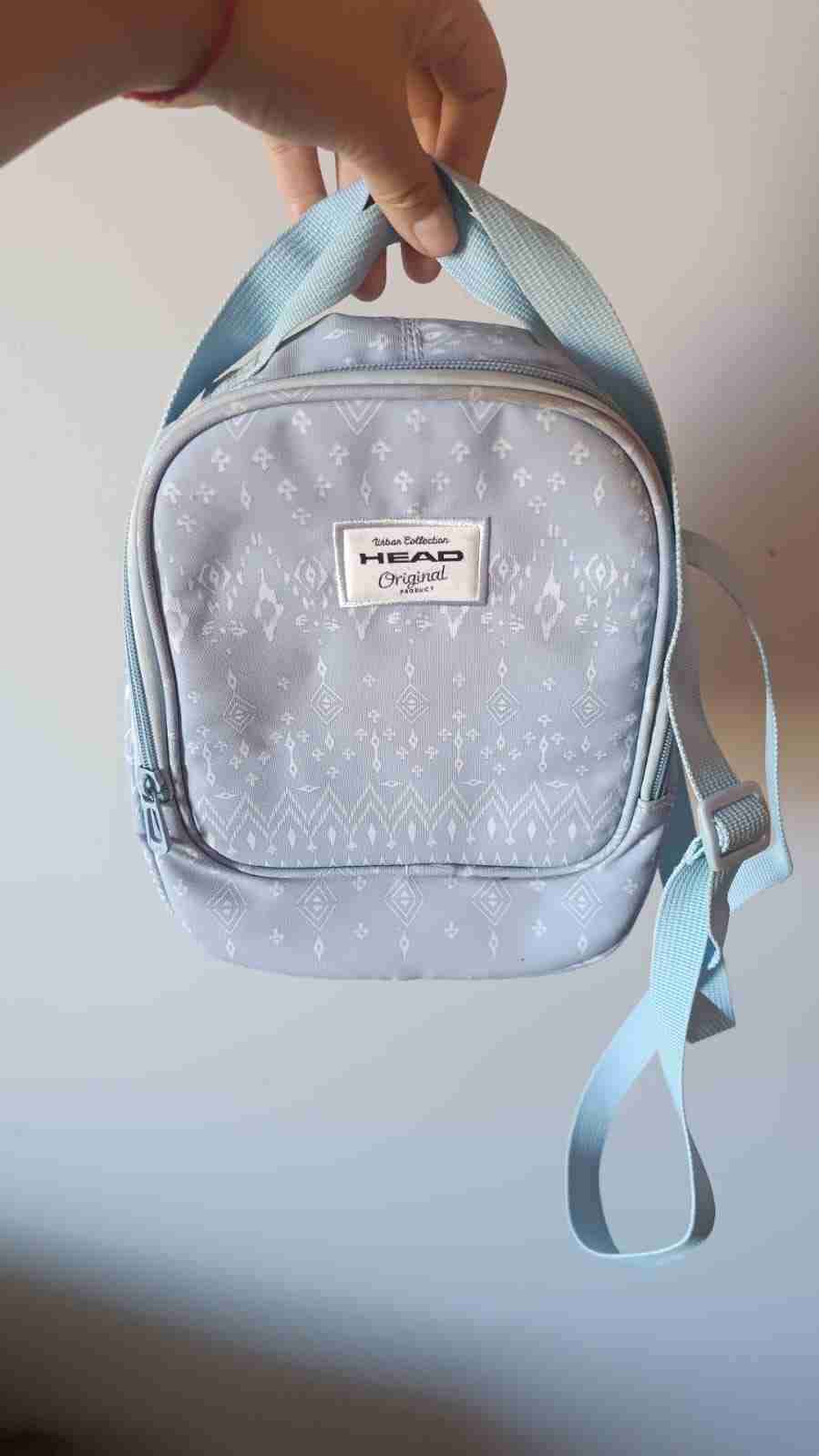 Lonchera Head gris estampada