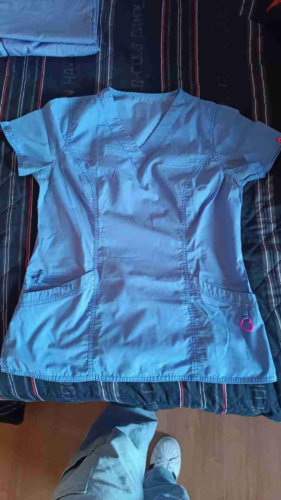 Uniforme médico azul celeste - miniatura 3