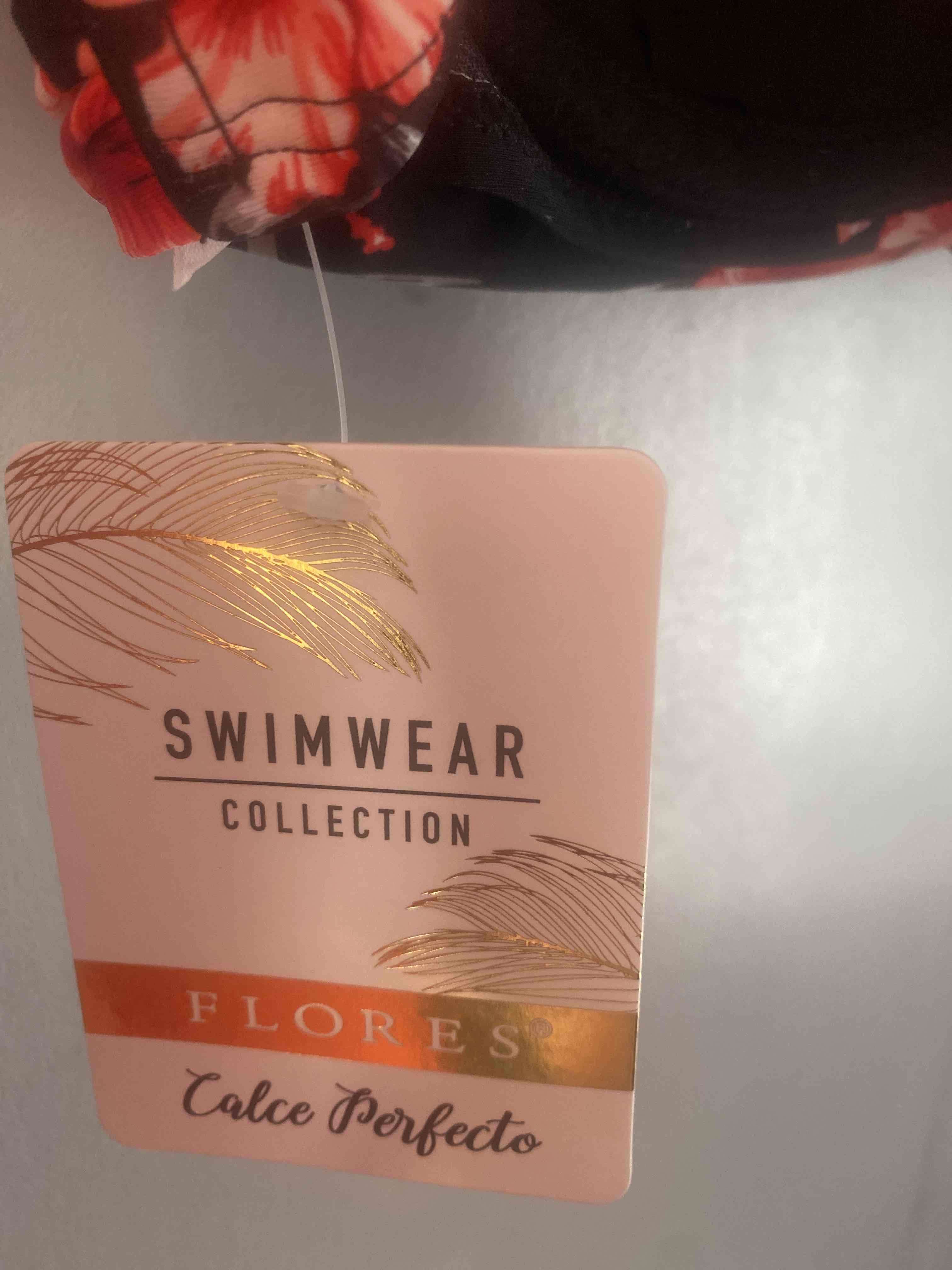 Top floral negro con rojo XL - miniatura 3