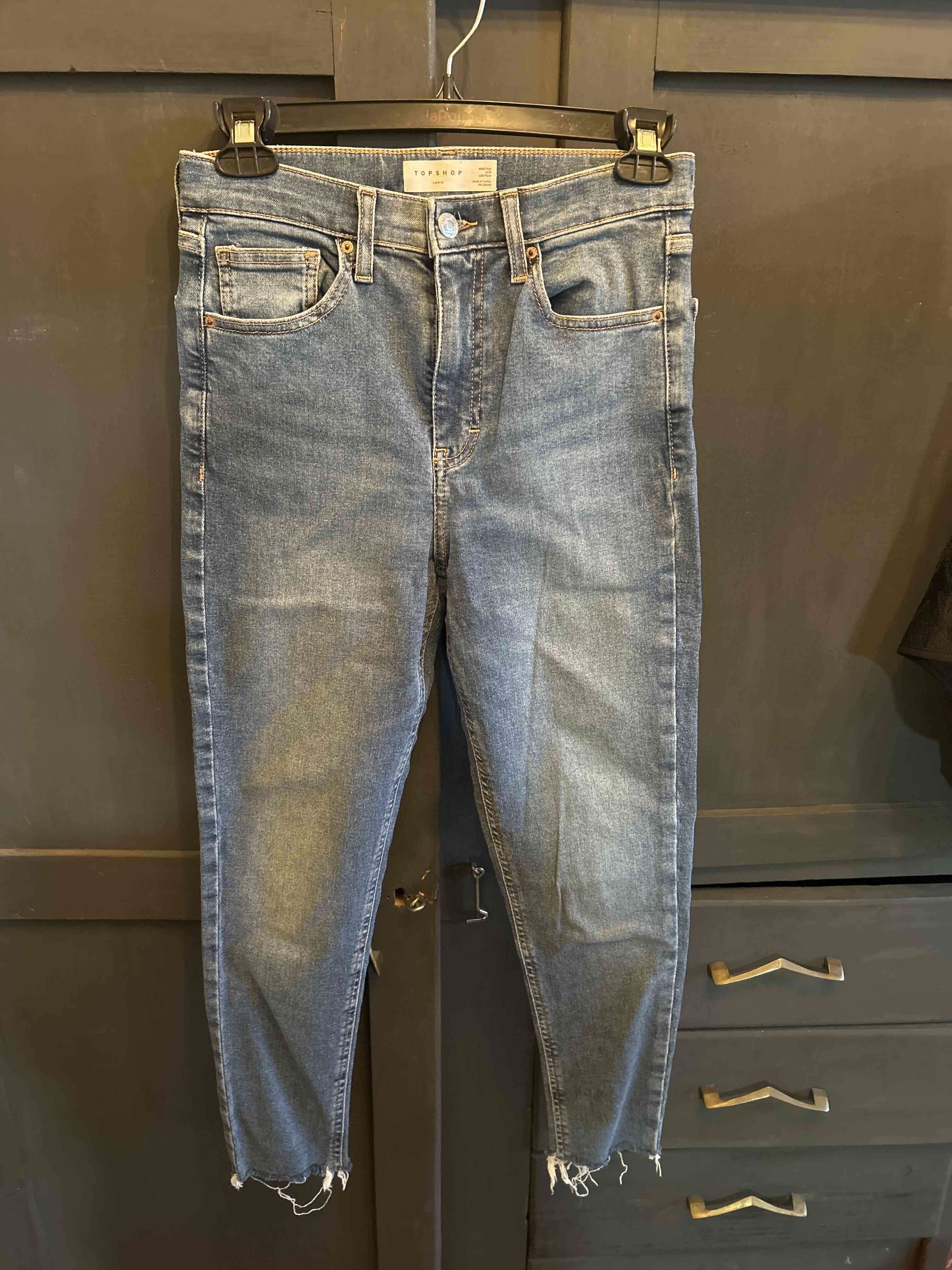 Jeans Topshop azul desgastado