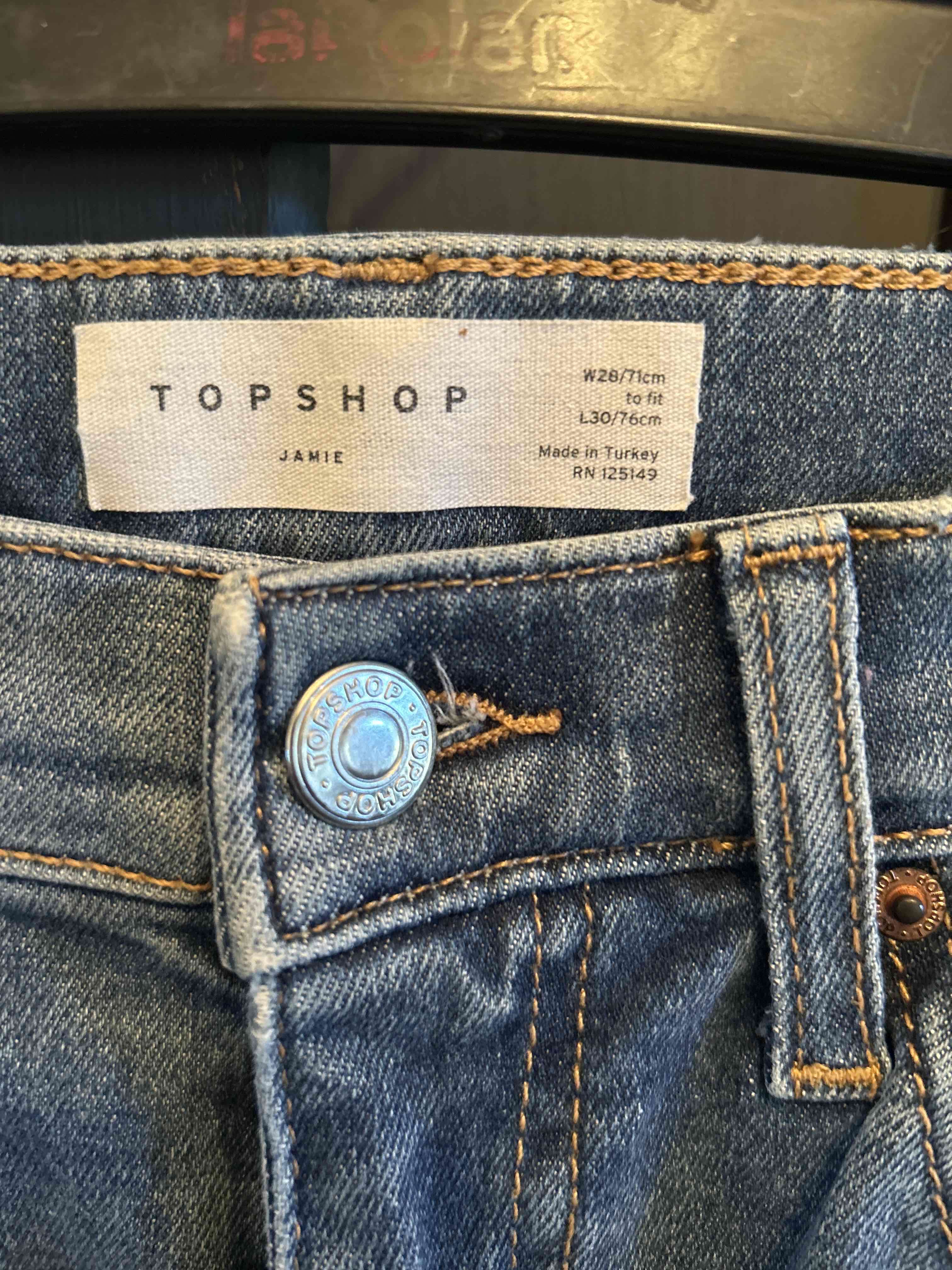 Jeans Topshop azul desgastado - miniatura 2