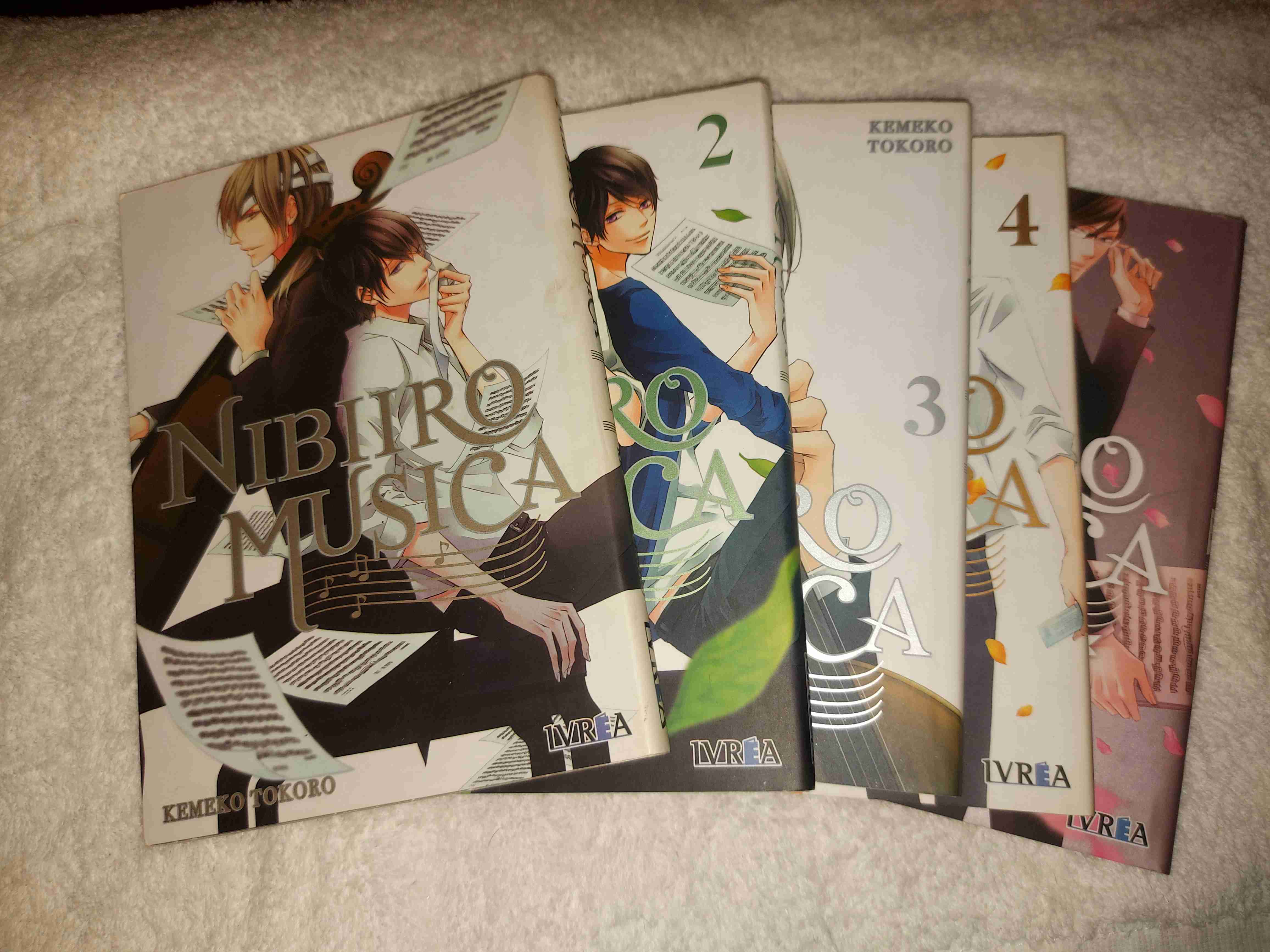 Manga BL "Nibiiro Musica" - Serie Completa ( 4 Tom