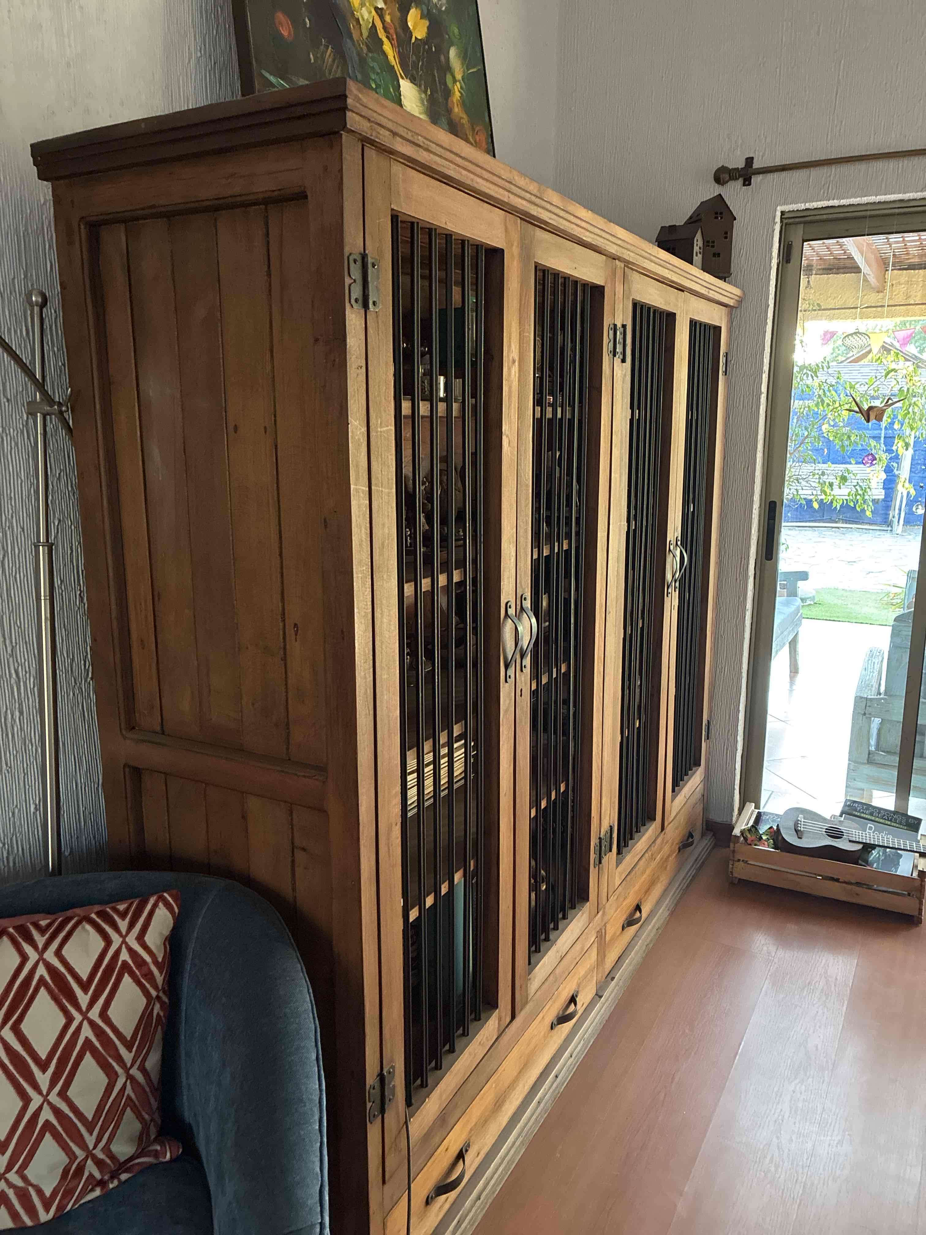 Vitrina de madera vintage - miniatura 3