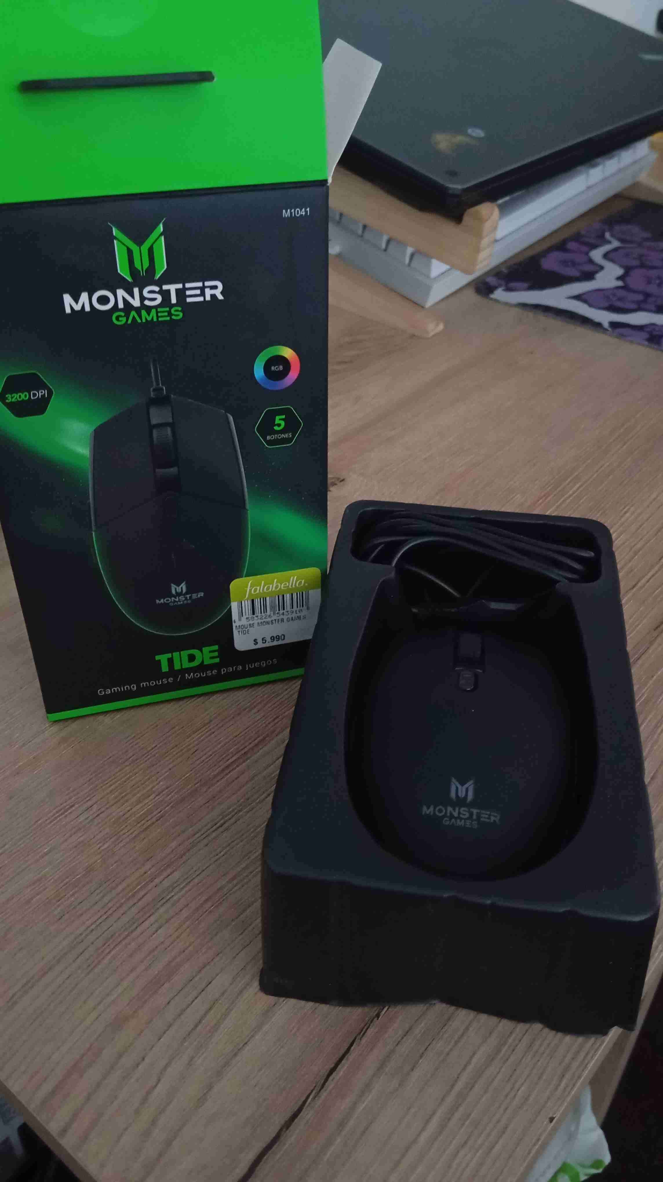 Mouse gamer Monster Games Tide - miniatura 2