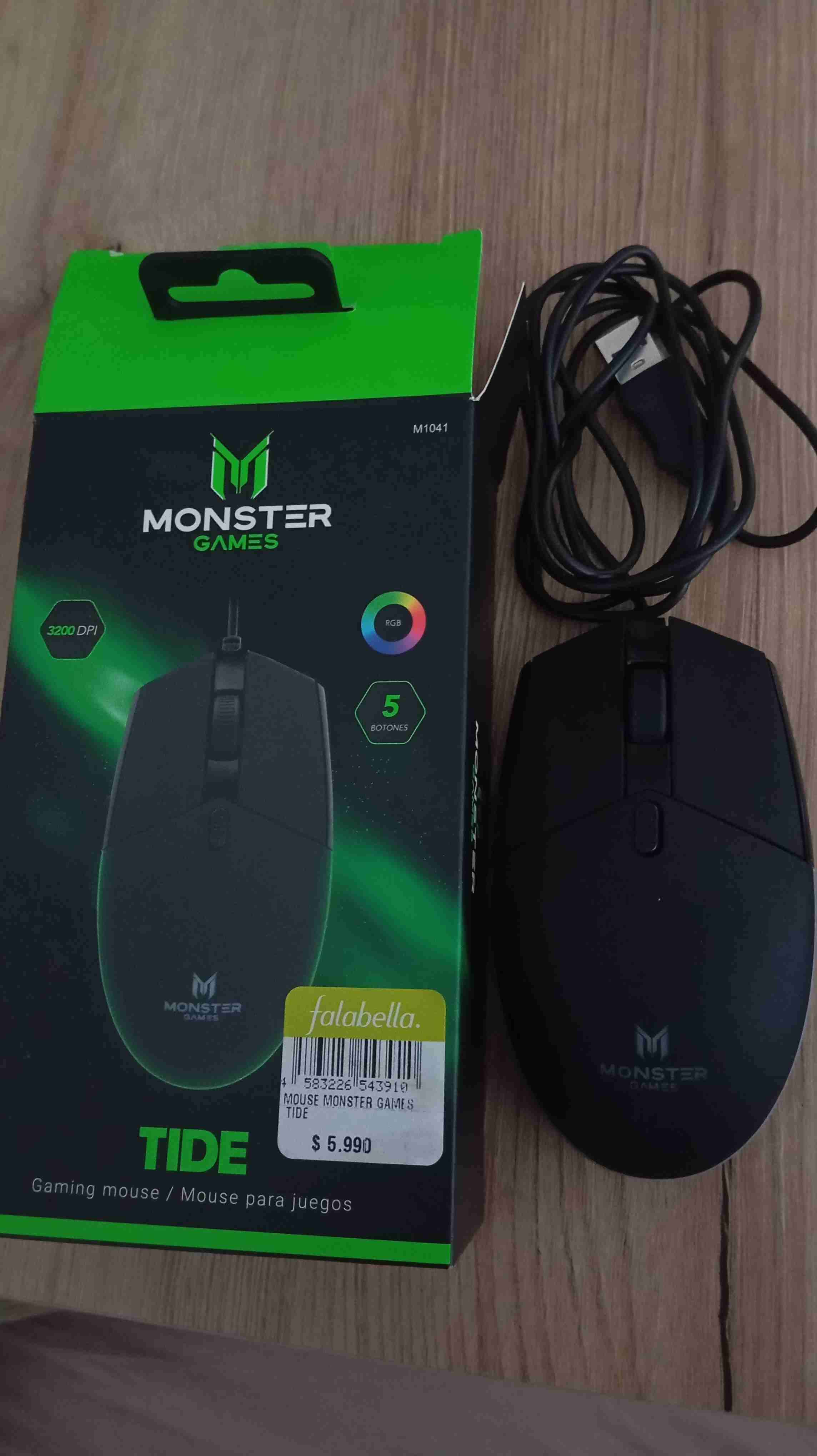 Mouse gamer Monster Games Tide - miniatura 3