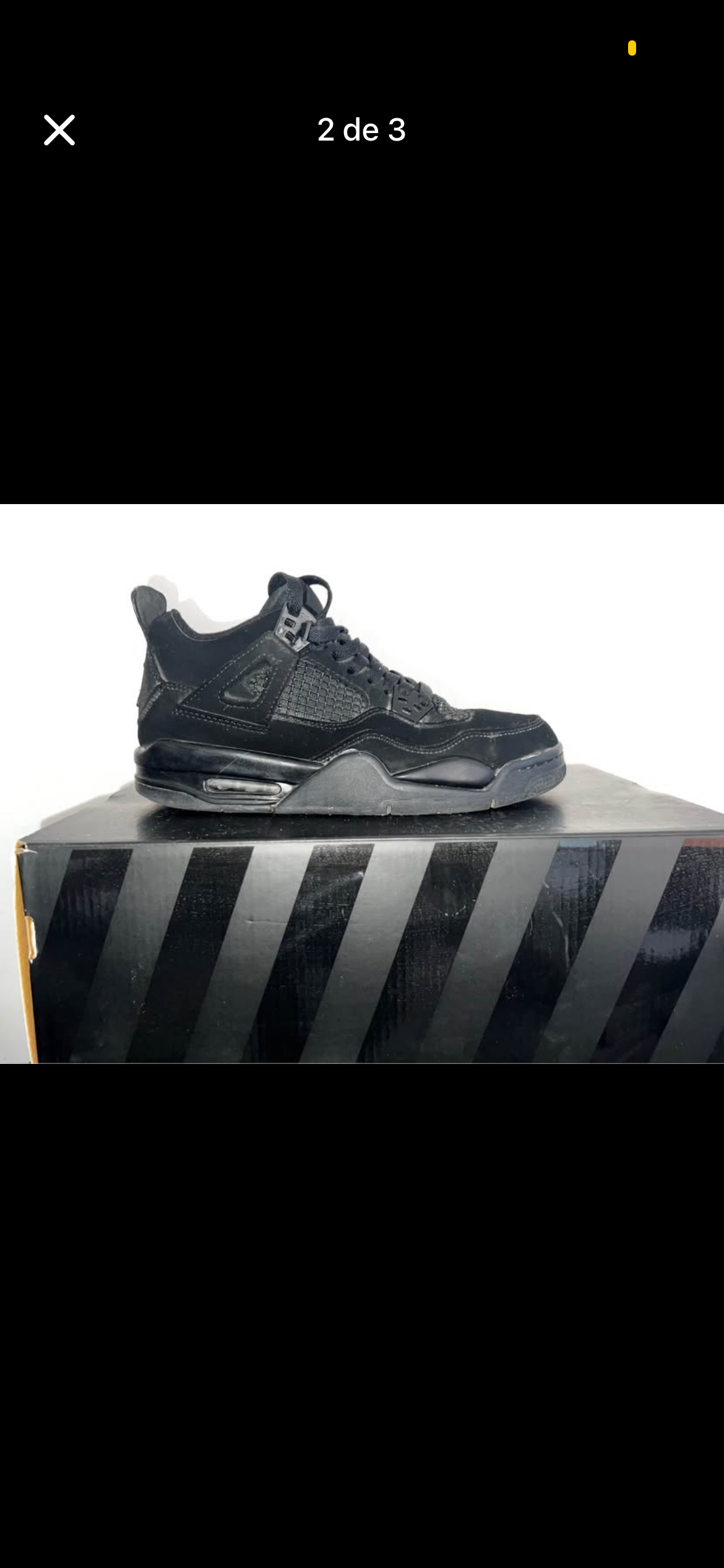 Zapatillas negras Nike Air - miniatura 2