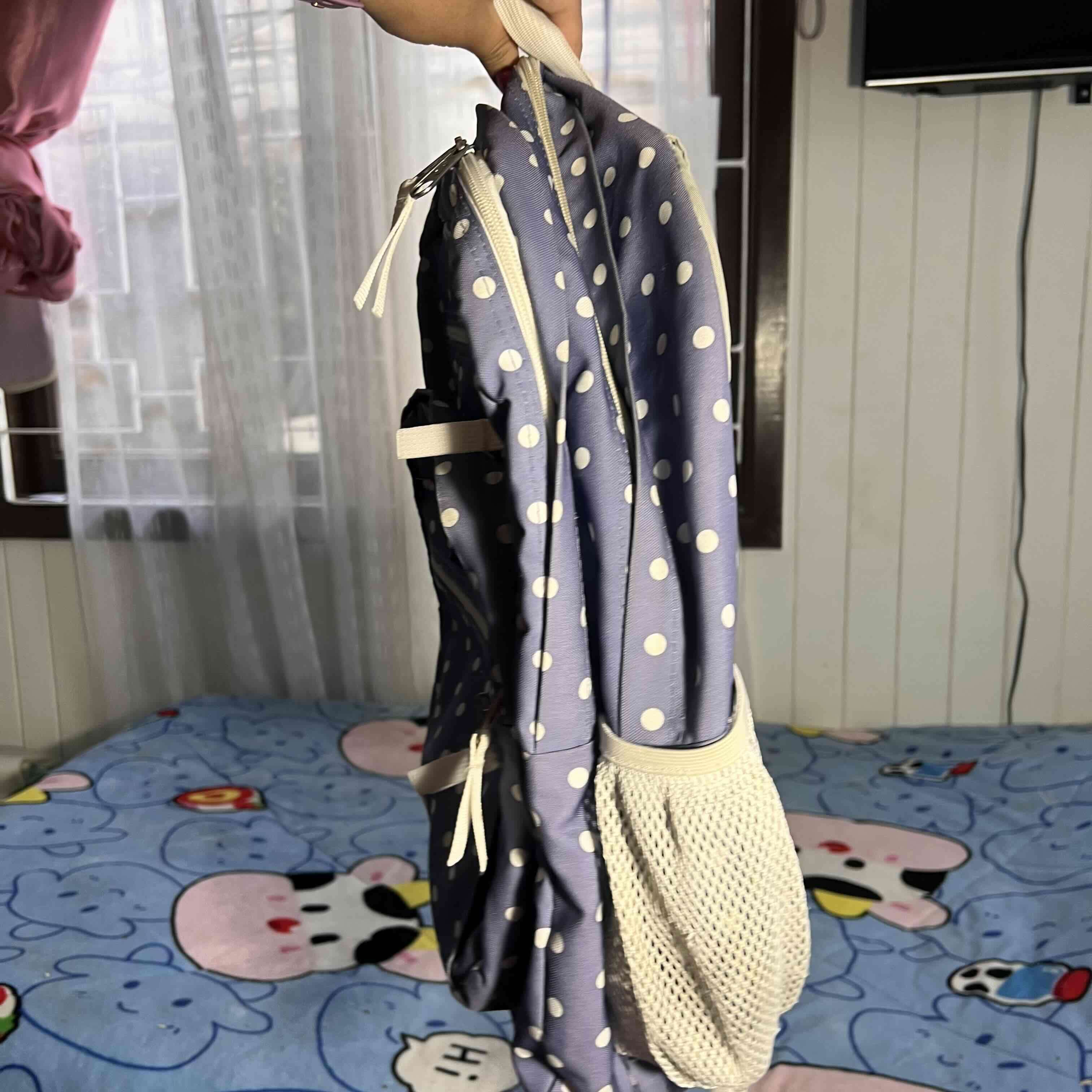 Mochila Jansport lila con lunares - miniatura 5